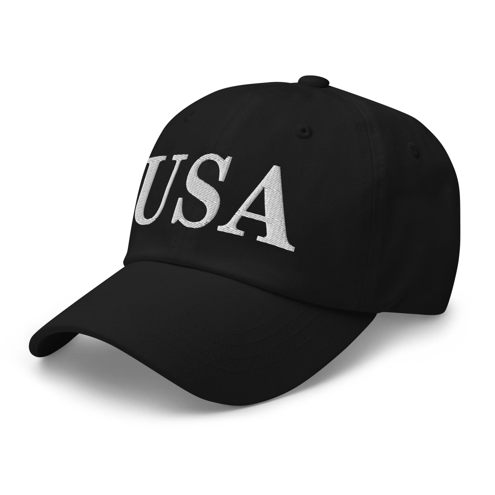Dad Hat - USA Dad Hats (White Embroidered) - Image 16