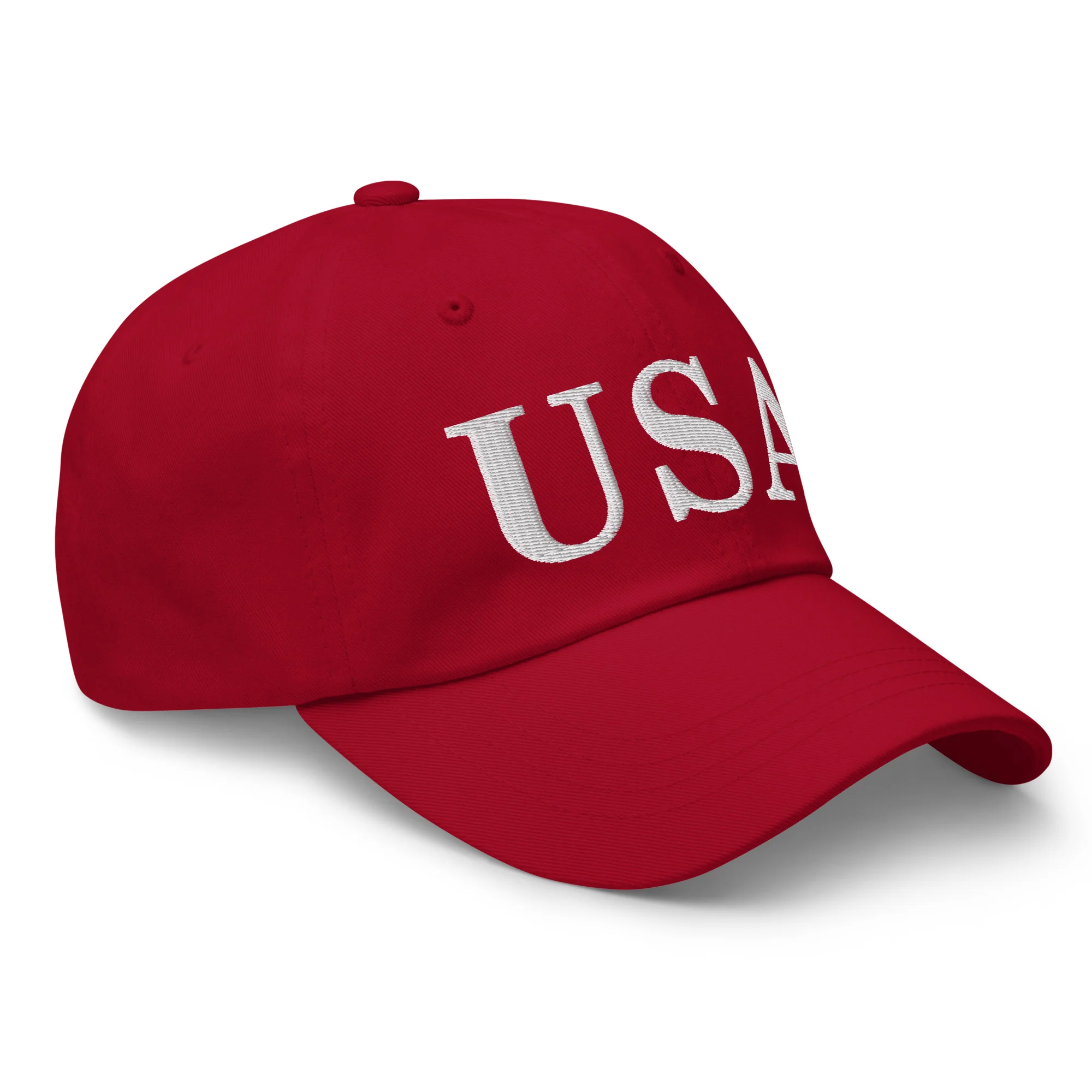Dad Hat - USA Dad Hats (White Embroidered) - Image 21