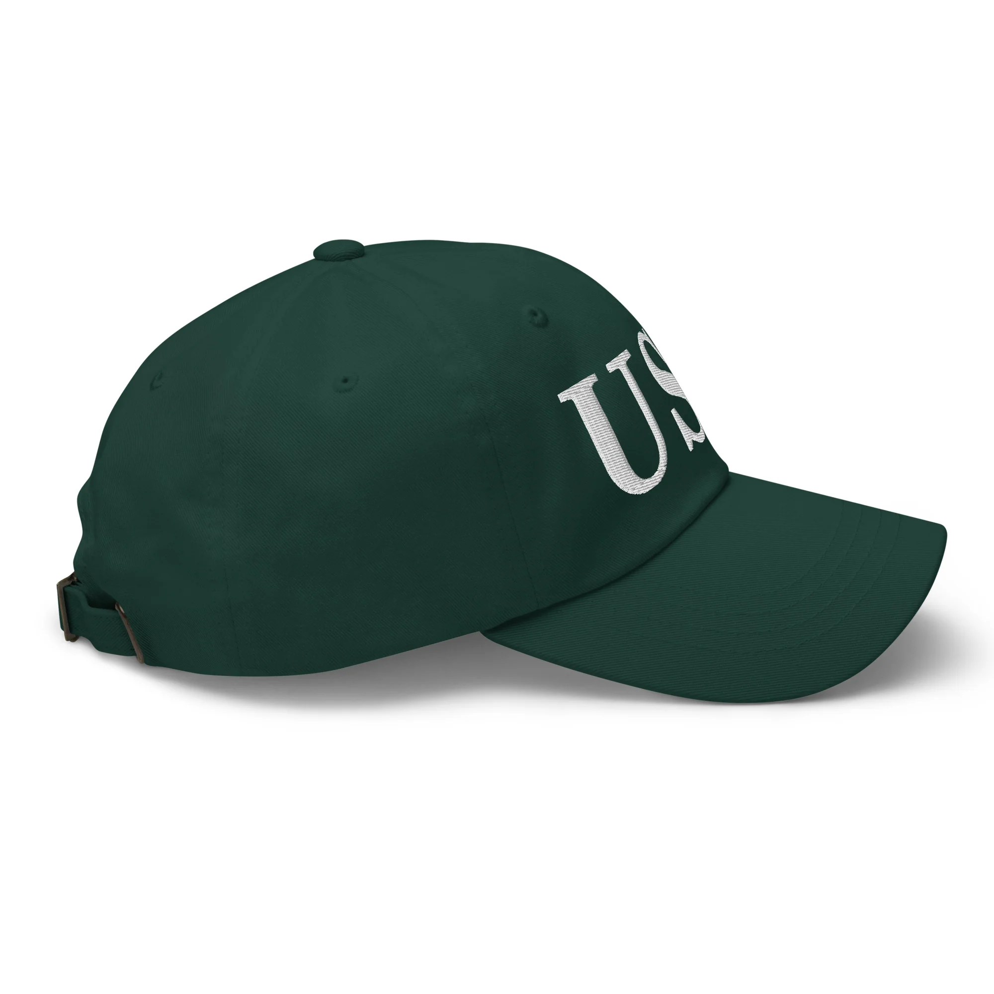 Dad Hat - USA Dad Hats (White Embroidered) - Image 31