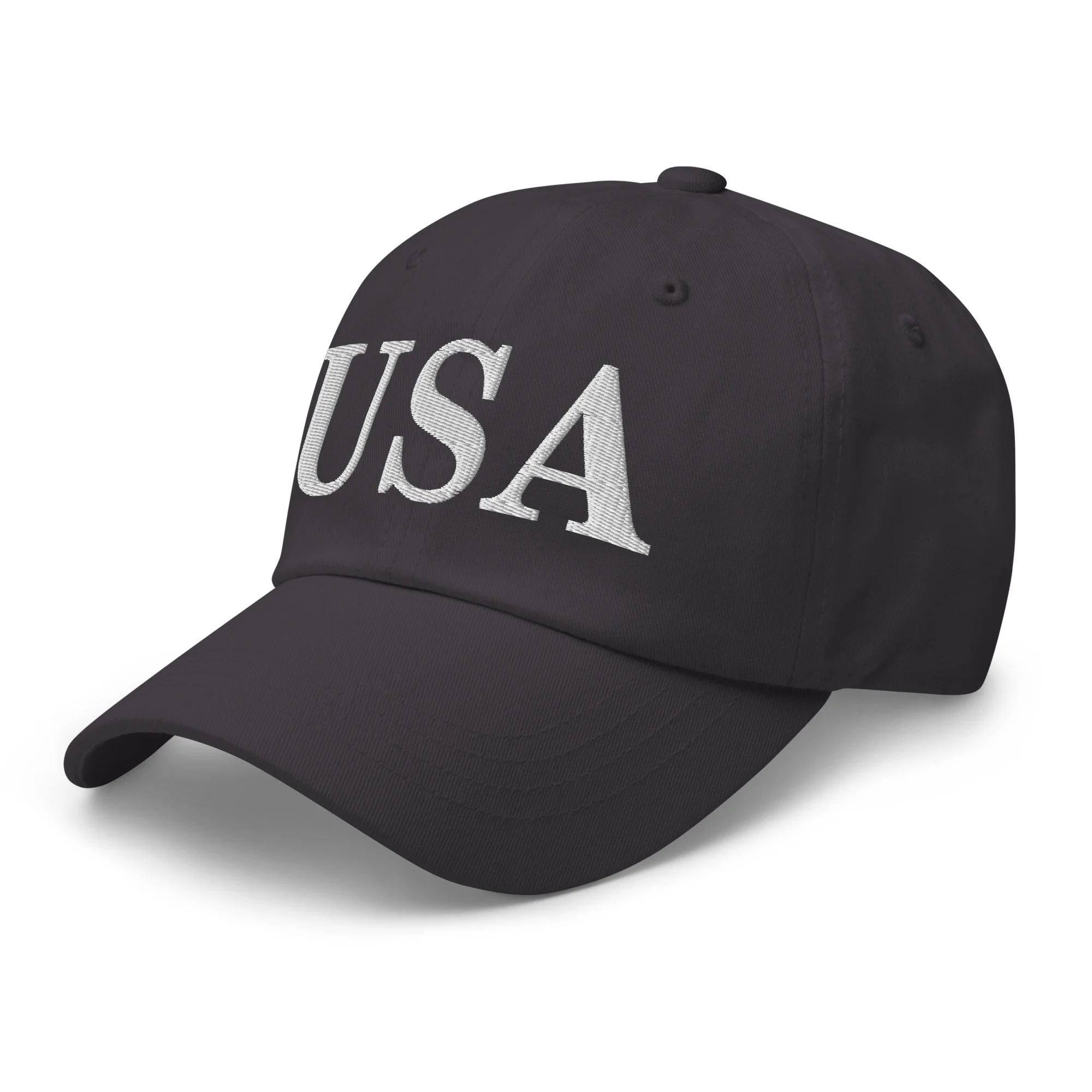 Dad Hat - USA Dad Hats (White Embroidered) - Image 34