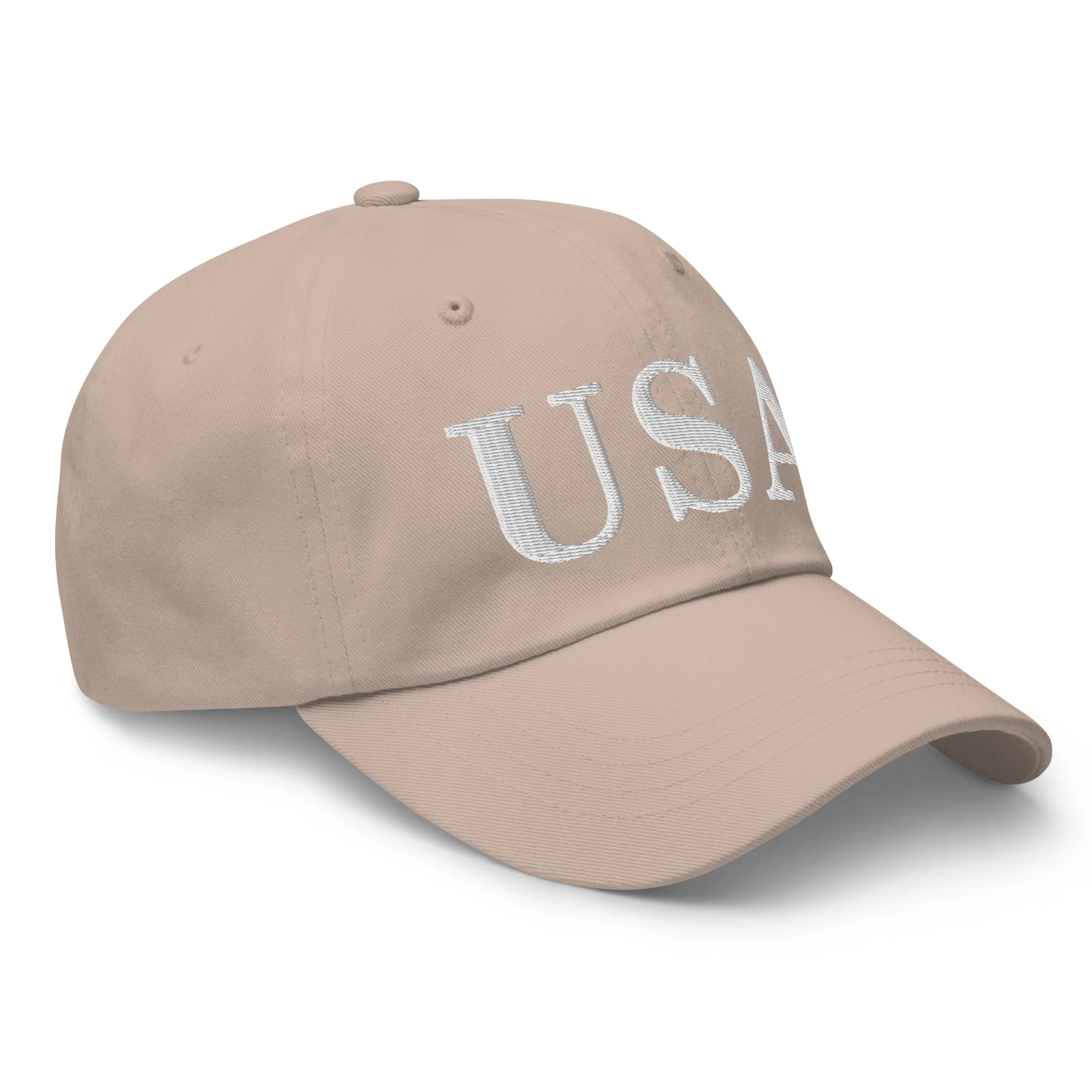 Dad Hat - USA Dad Hats (White Embroidered) - Image 51