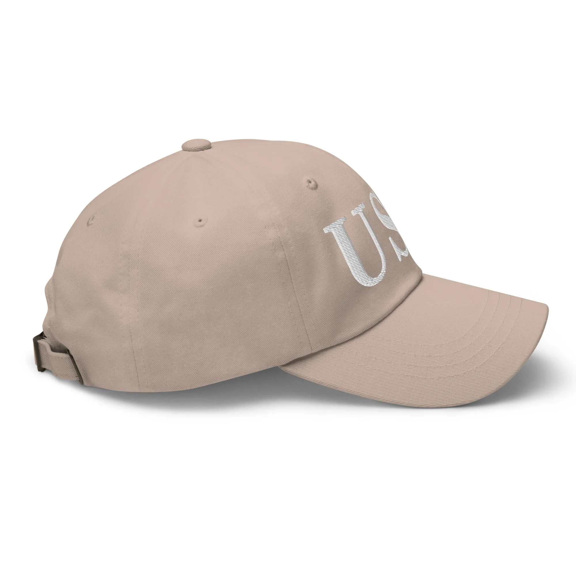 Dad Hat - USA Dad Hats (White Embroidered) - Image 55