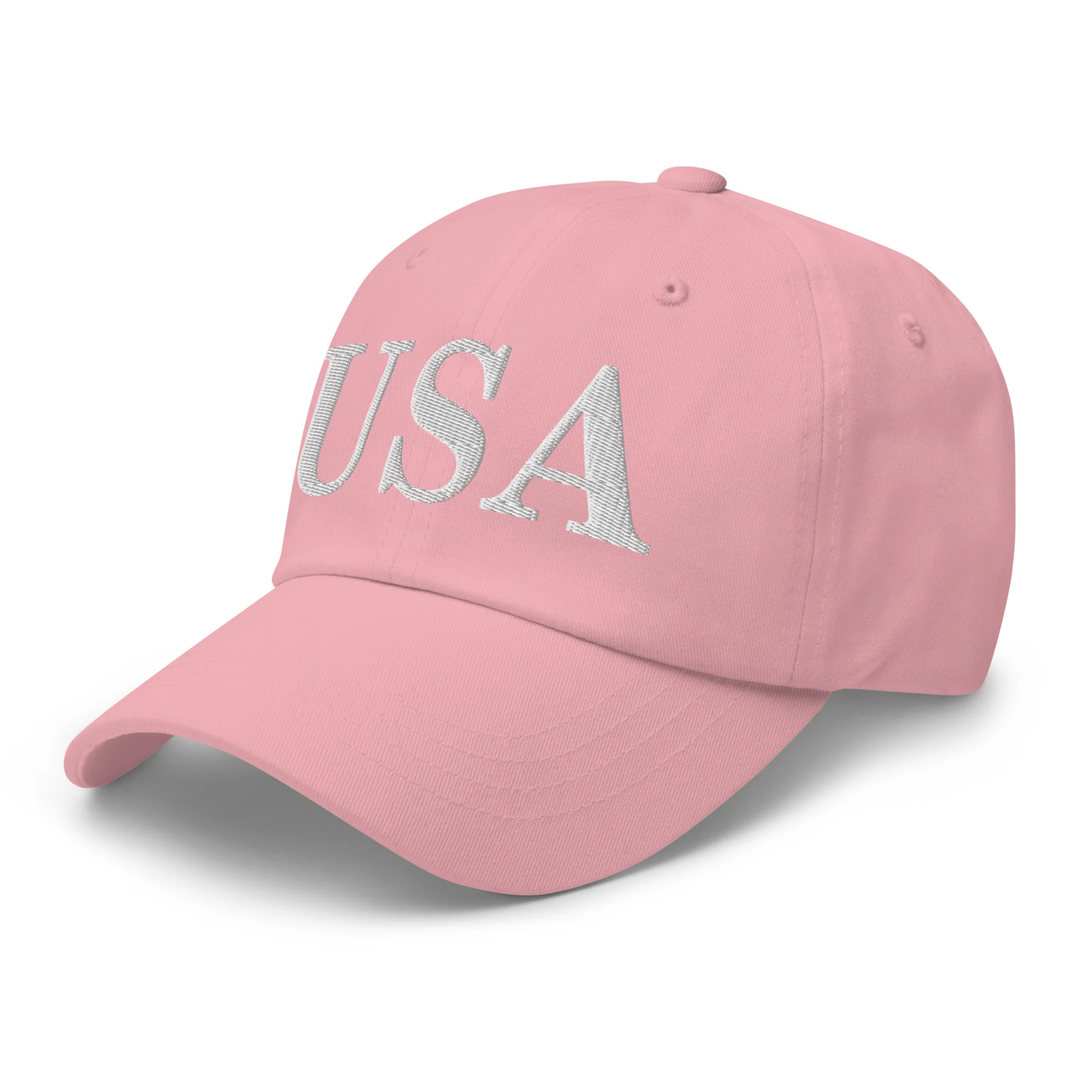 Dad Hat - USA Dad Hats (White Embroidered) - Image 58