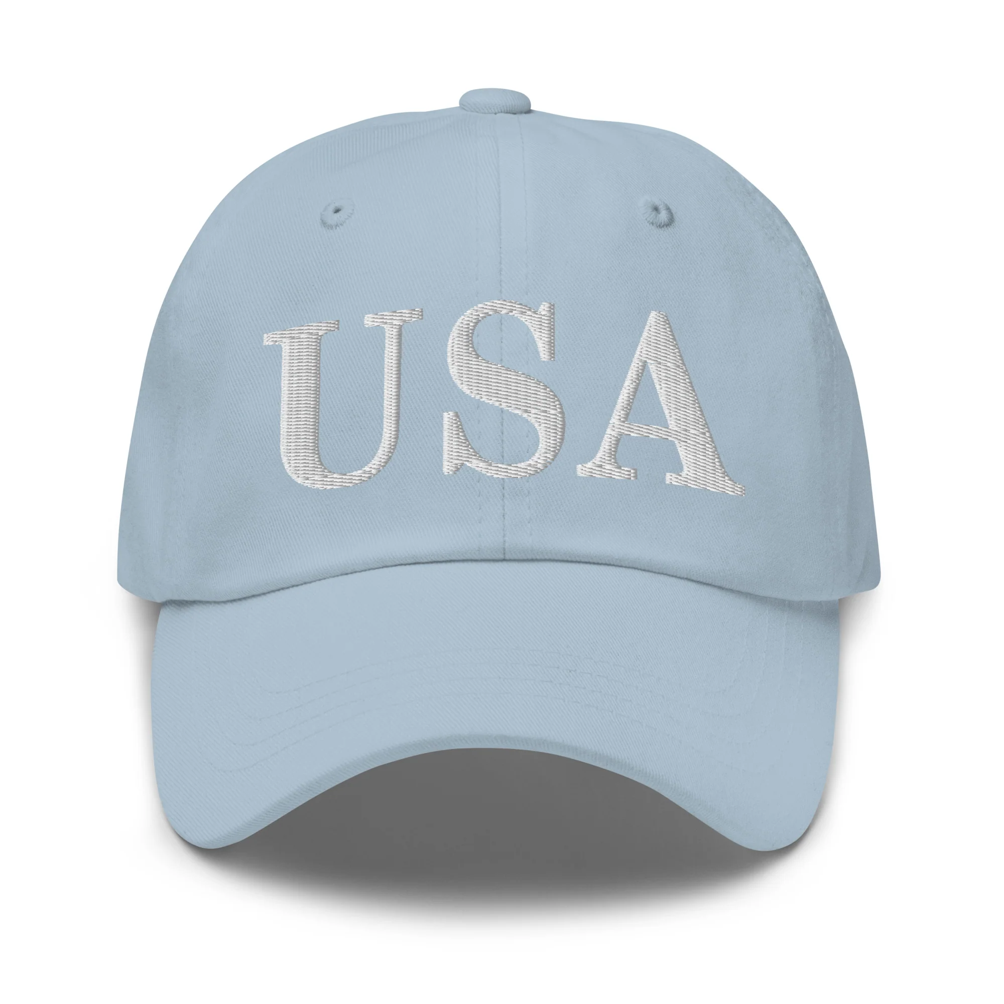 Dad Hat - USA Dad Hats (White Embroidered) - Image 62