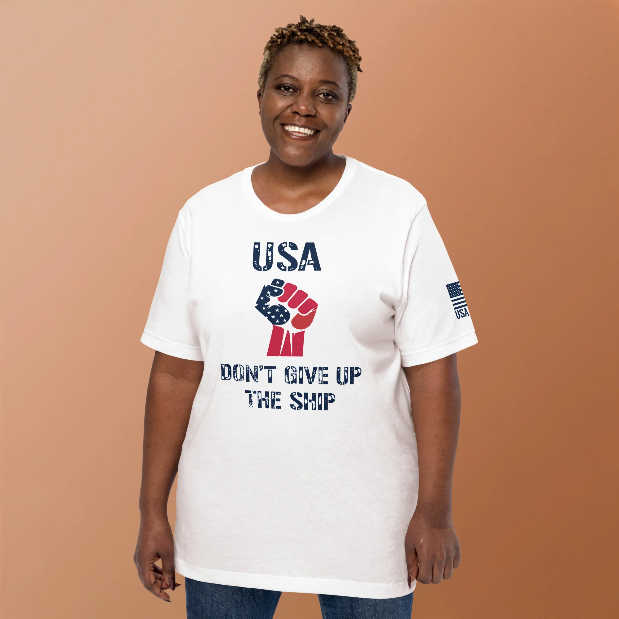 USA Don't Give Up The Ship T-Shirt | Unisex T-Shirts | DTF Printing - Image 18