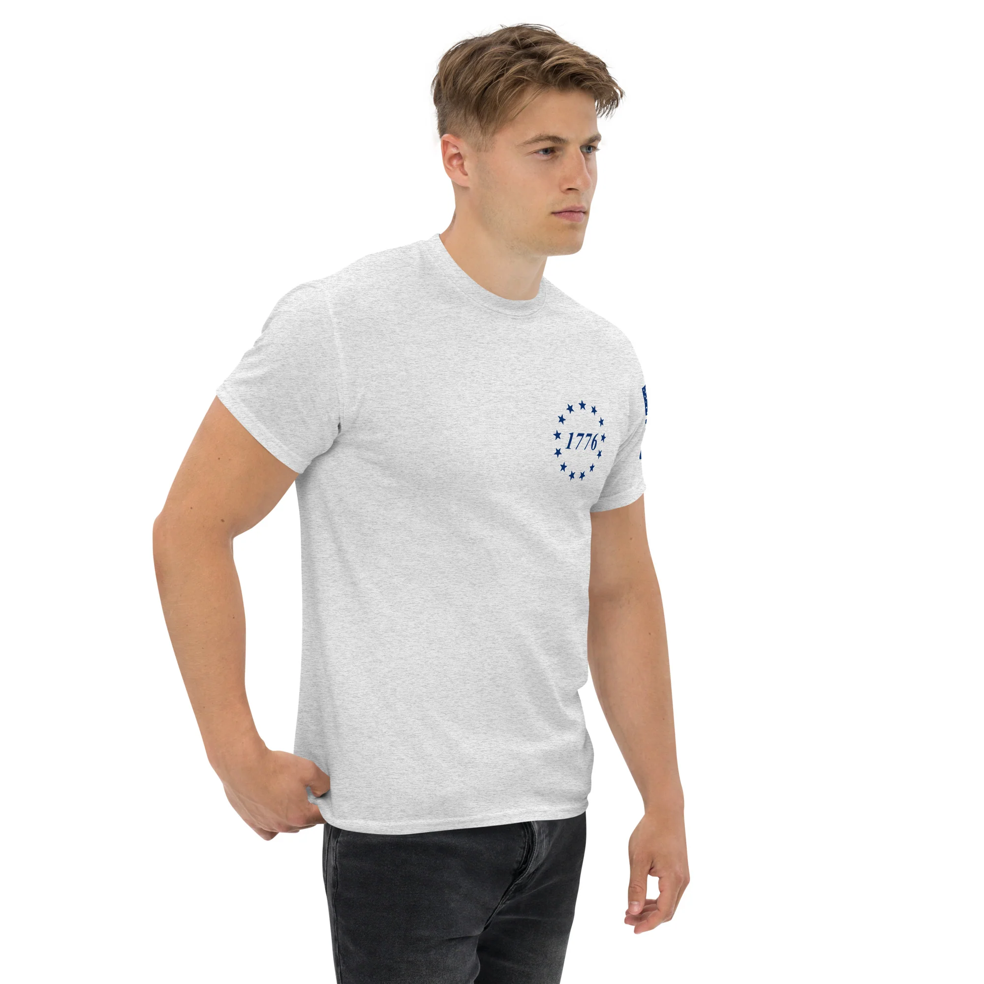 USA Flag & American Flag T-Shirts | Unisex Classic Tees | Gildan 5000 - Image 4