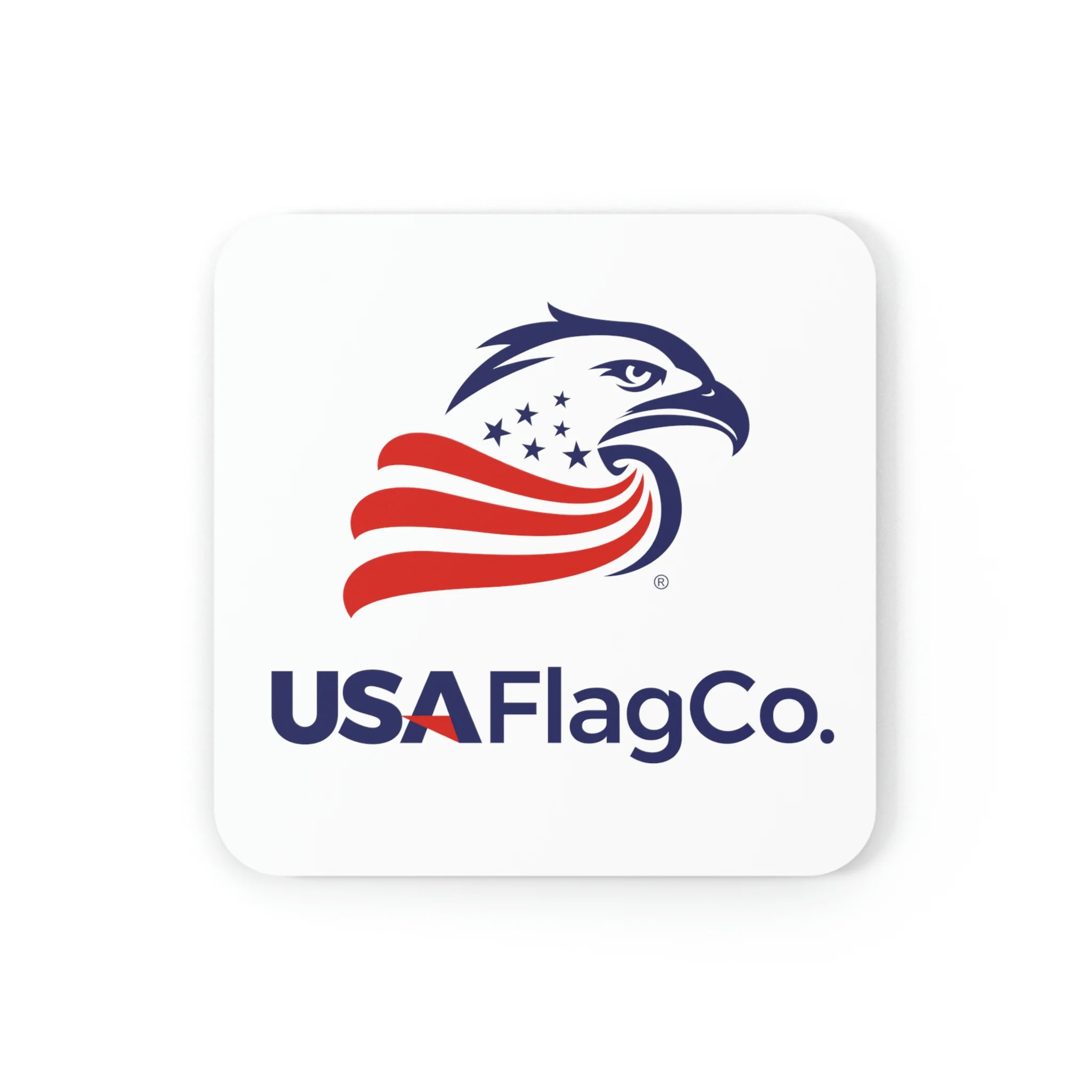 USA Flag Co. Cork Back Coaster