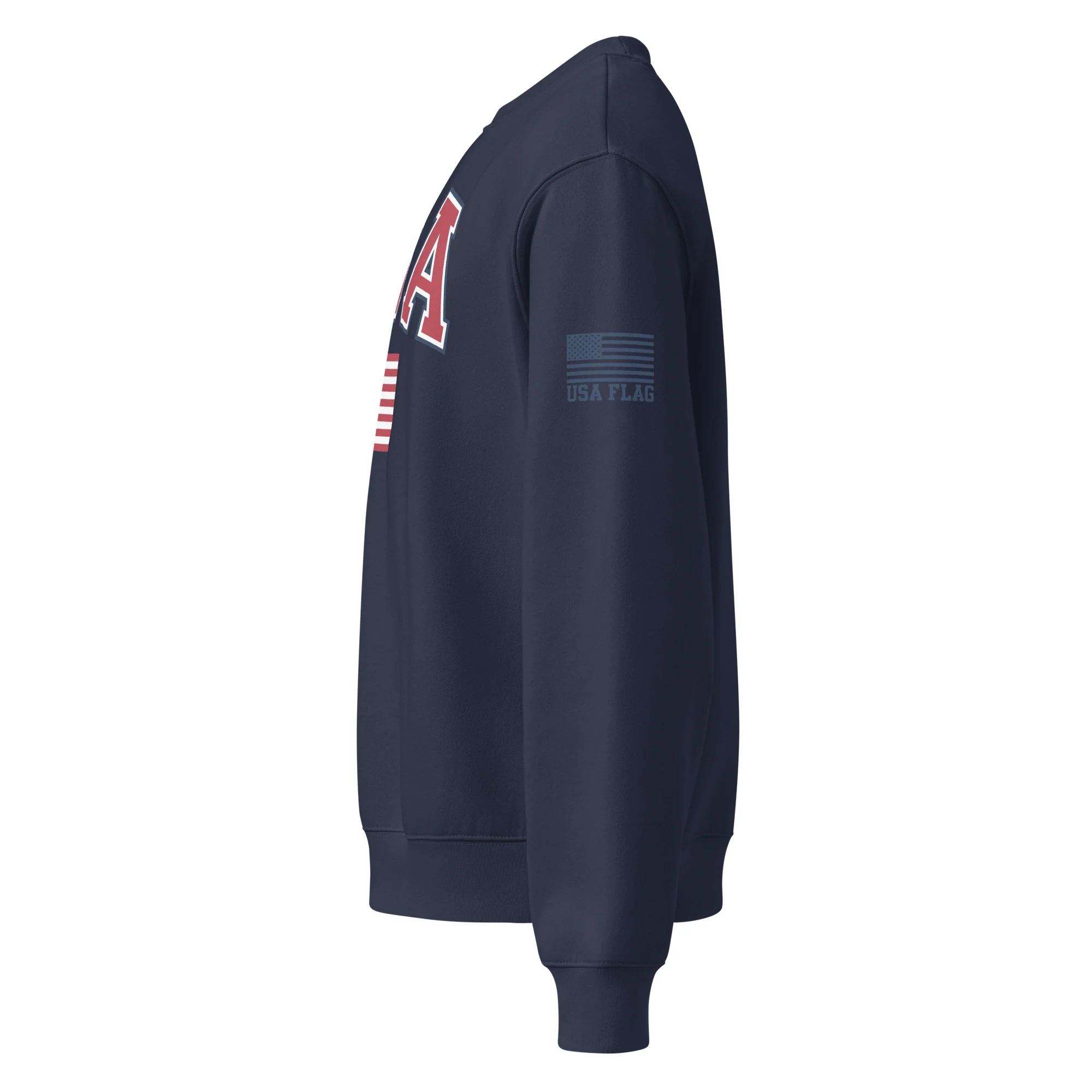 USA Flag Oversized Heavyweight Sweatshirt | Unisex Fit - Image 11