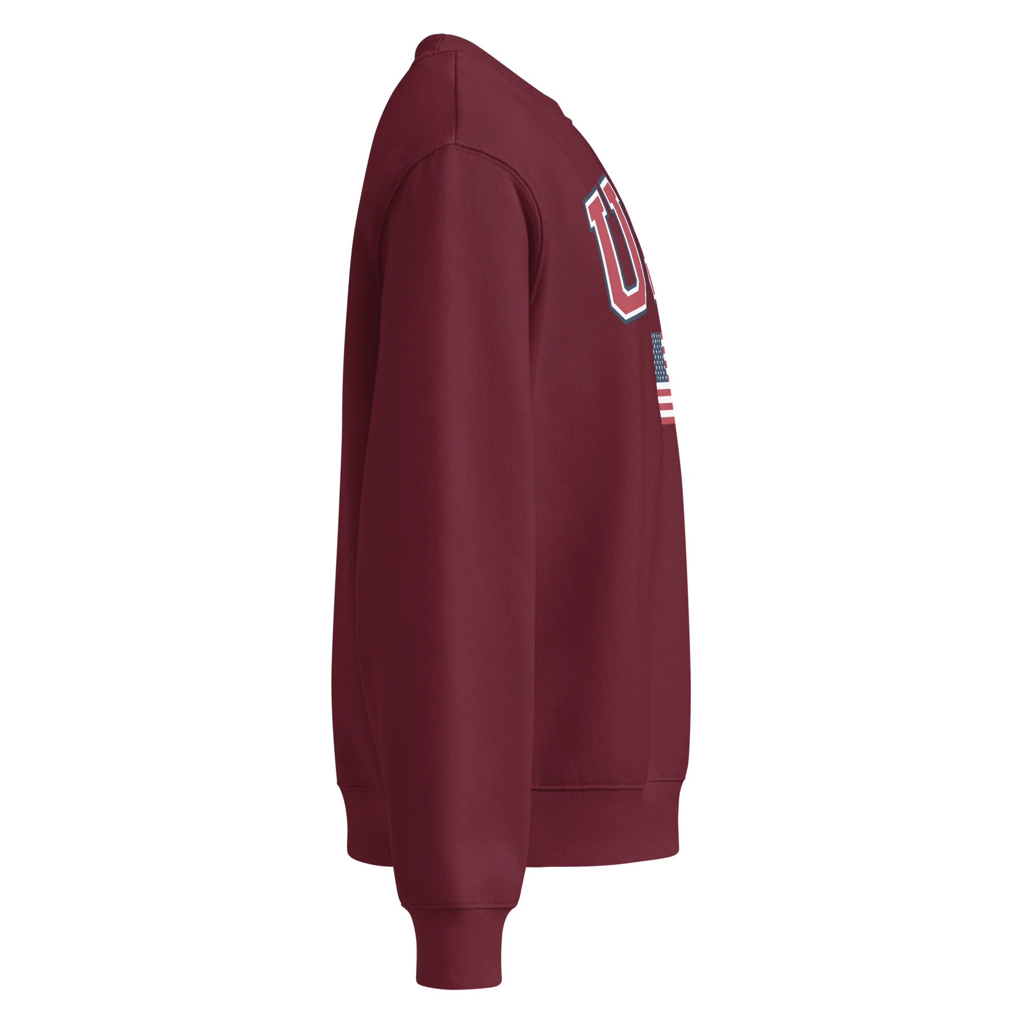 USA Flag Oversized Heavyweight Sweatshirt | Unisex Fit - Image 16