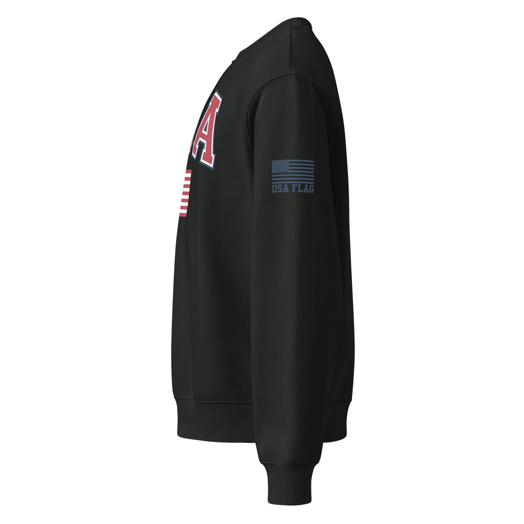 USA Flag Oversized Heavyweight Sweatshirt | Unisex Fit - Image 7