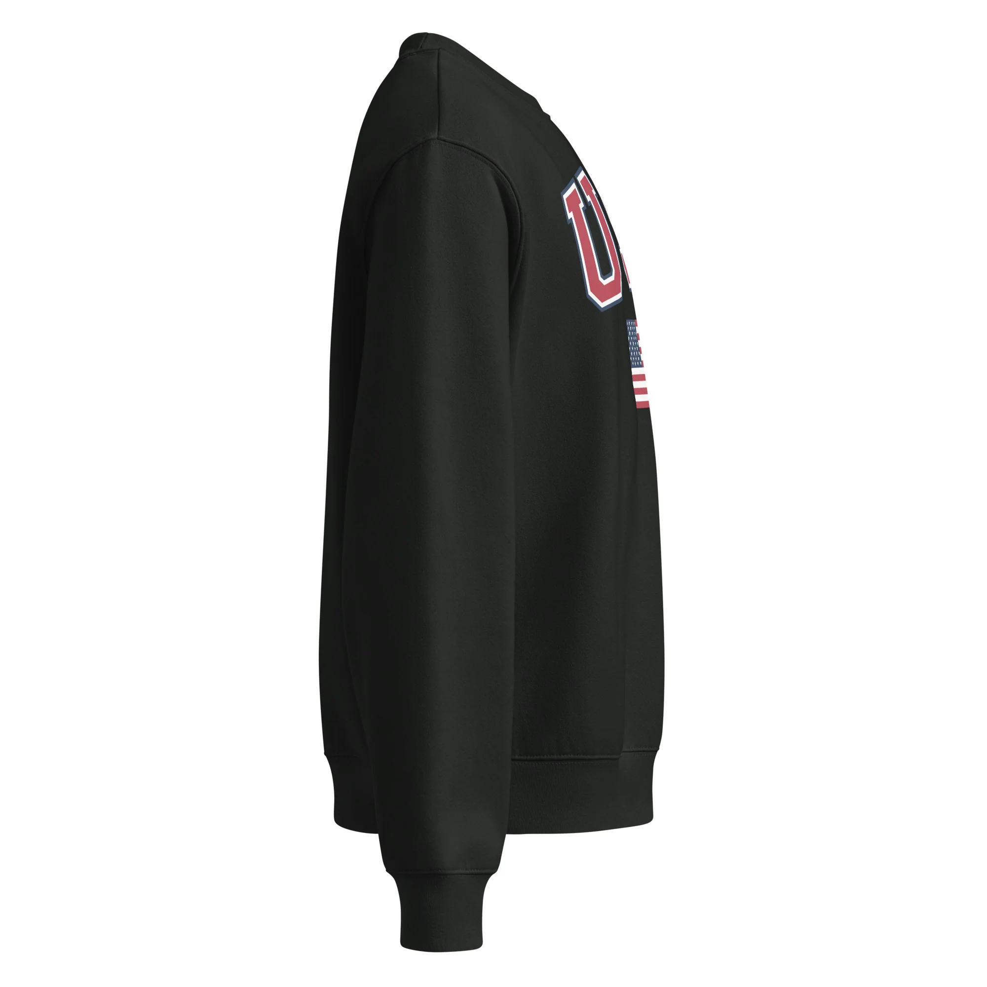 USA Flag Oversized Heavyweight Sweatshirt | Unisex Fit - Image 8