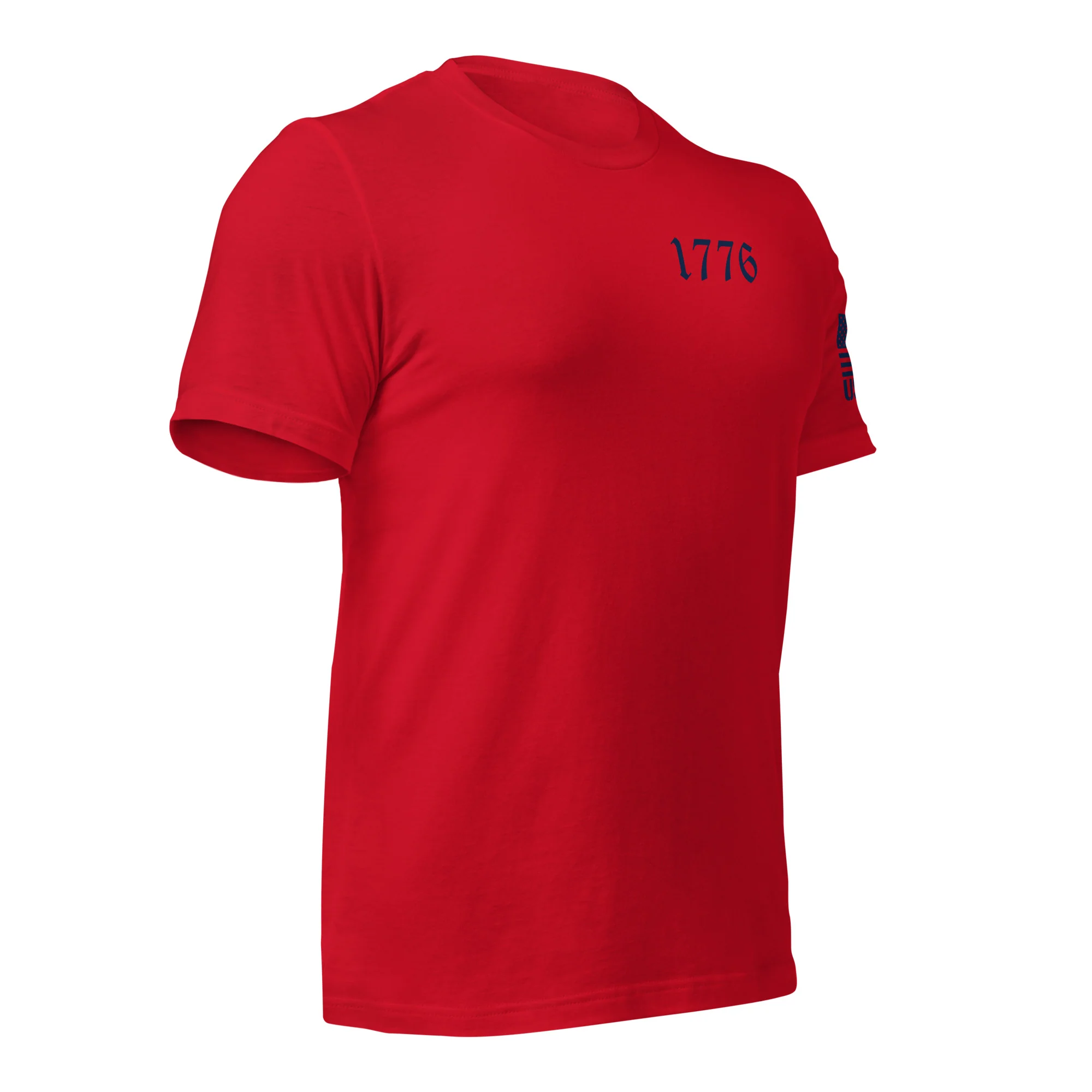 USA Flag T-Shirt Back-Side Logo | Unisex T-Shirts | DTF Printing - Image 29