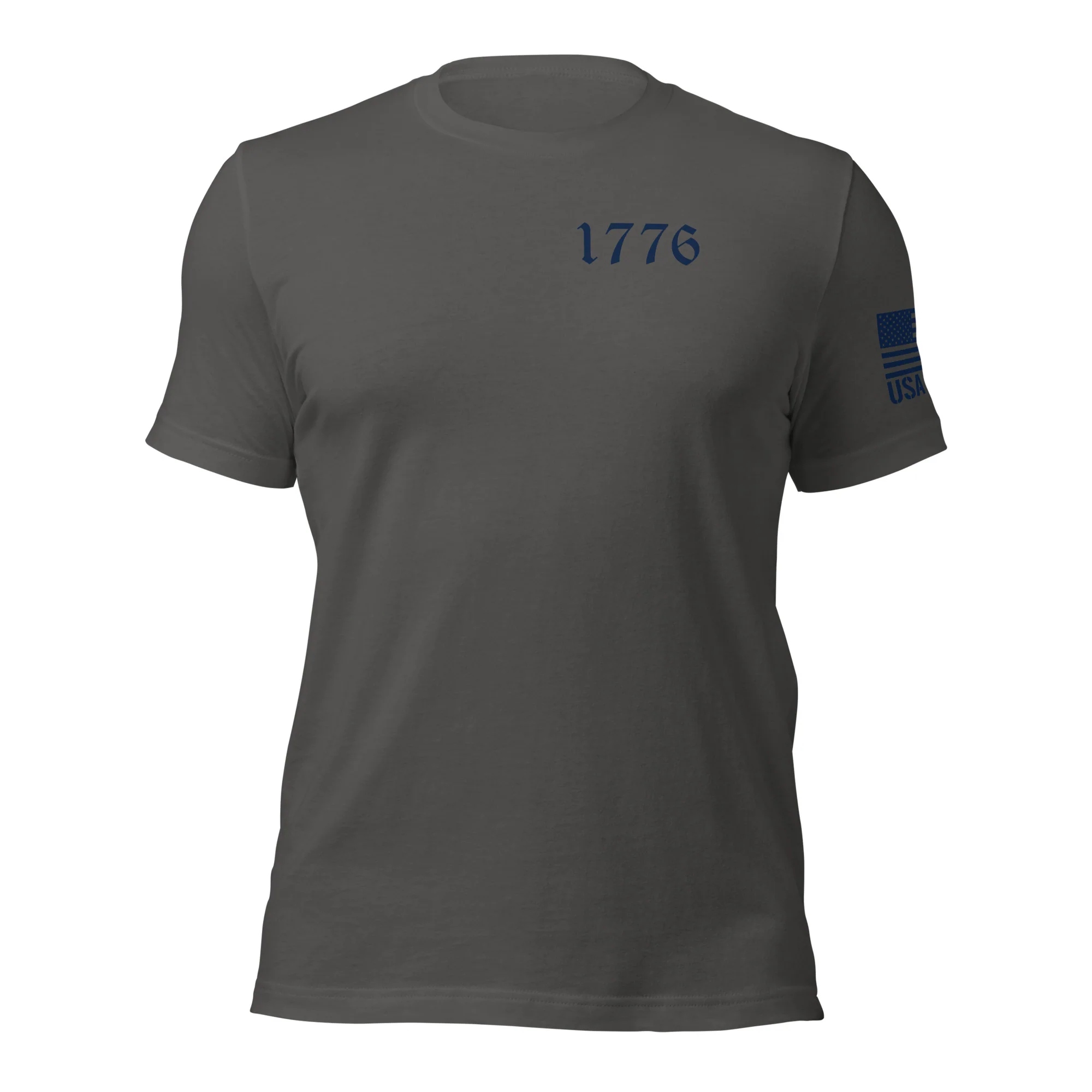 USA Flag T-Shirt Back-Side Logo | Unisex T-Shirts | DTF Printing - Image 35