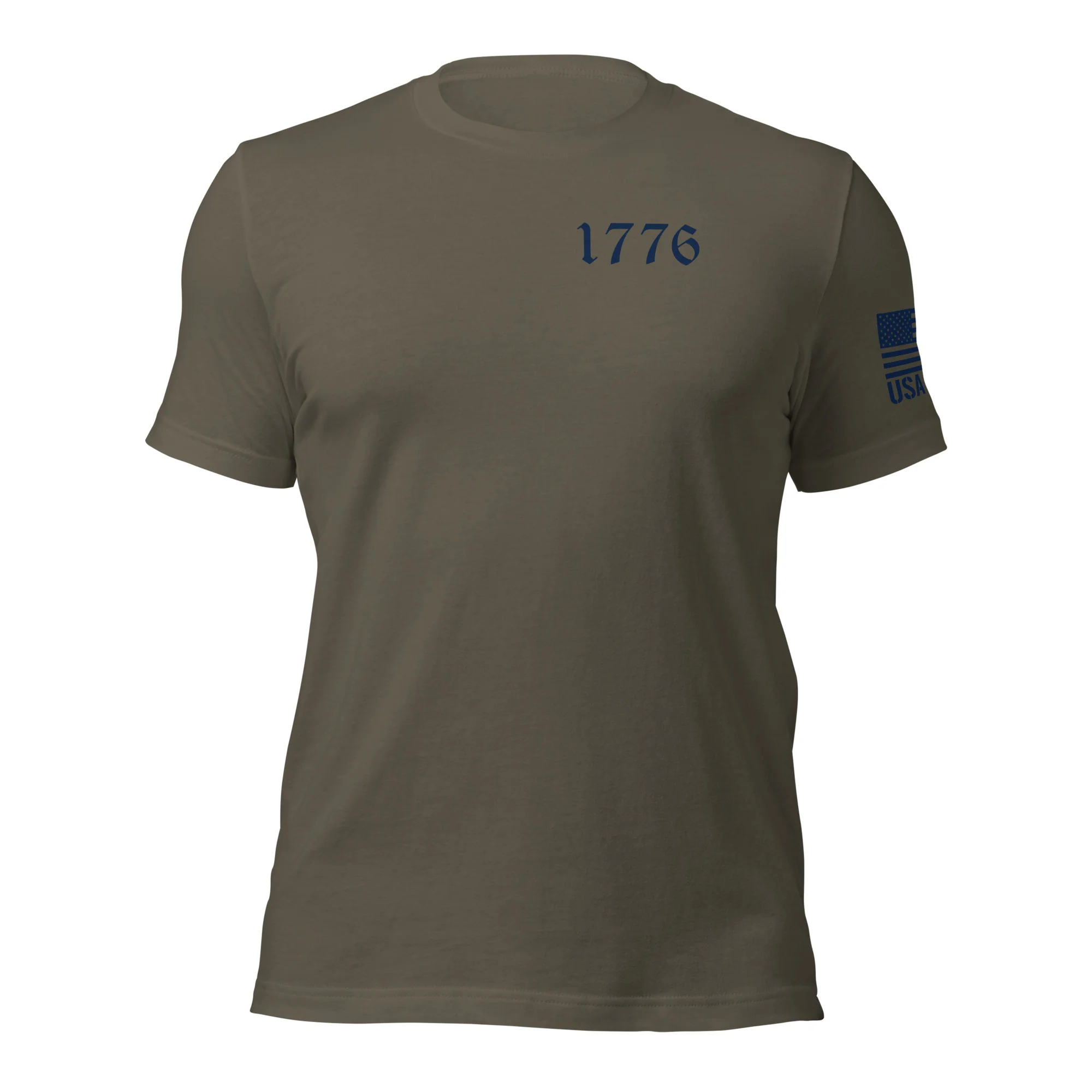 USA Flag T-Shirt Back-Side Logo | Unisex T-Shirts | DTF Printing - Image 39