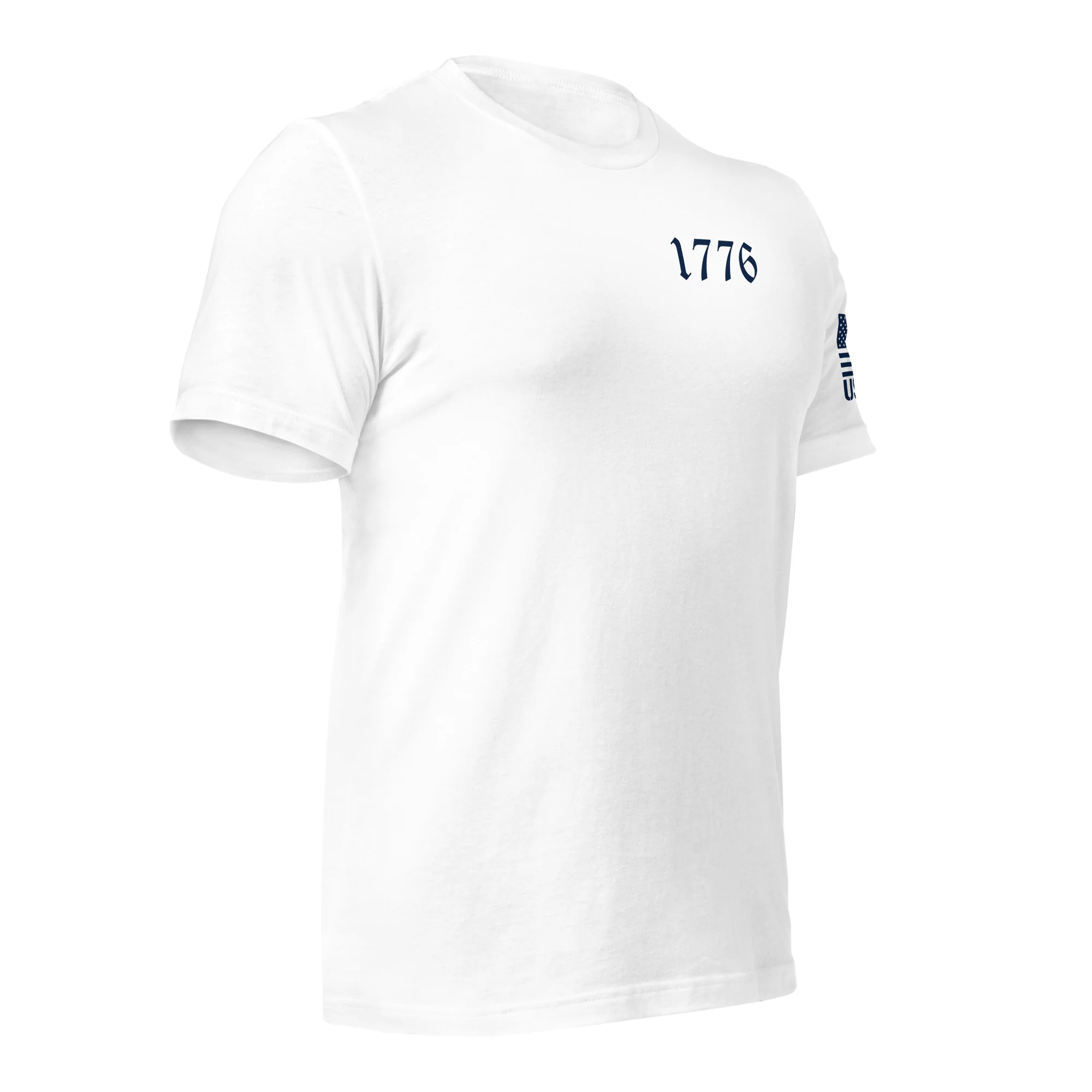 USA Flag T-Shirt Back-Side Logo | Unisex T-Shirts | DTF Printing - Image 4