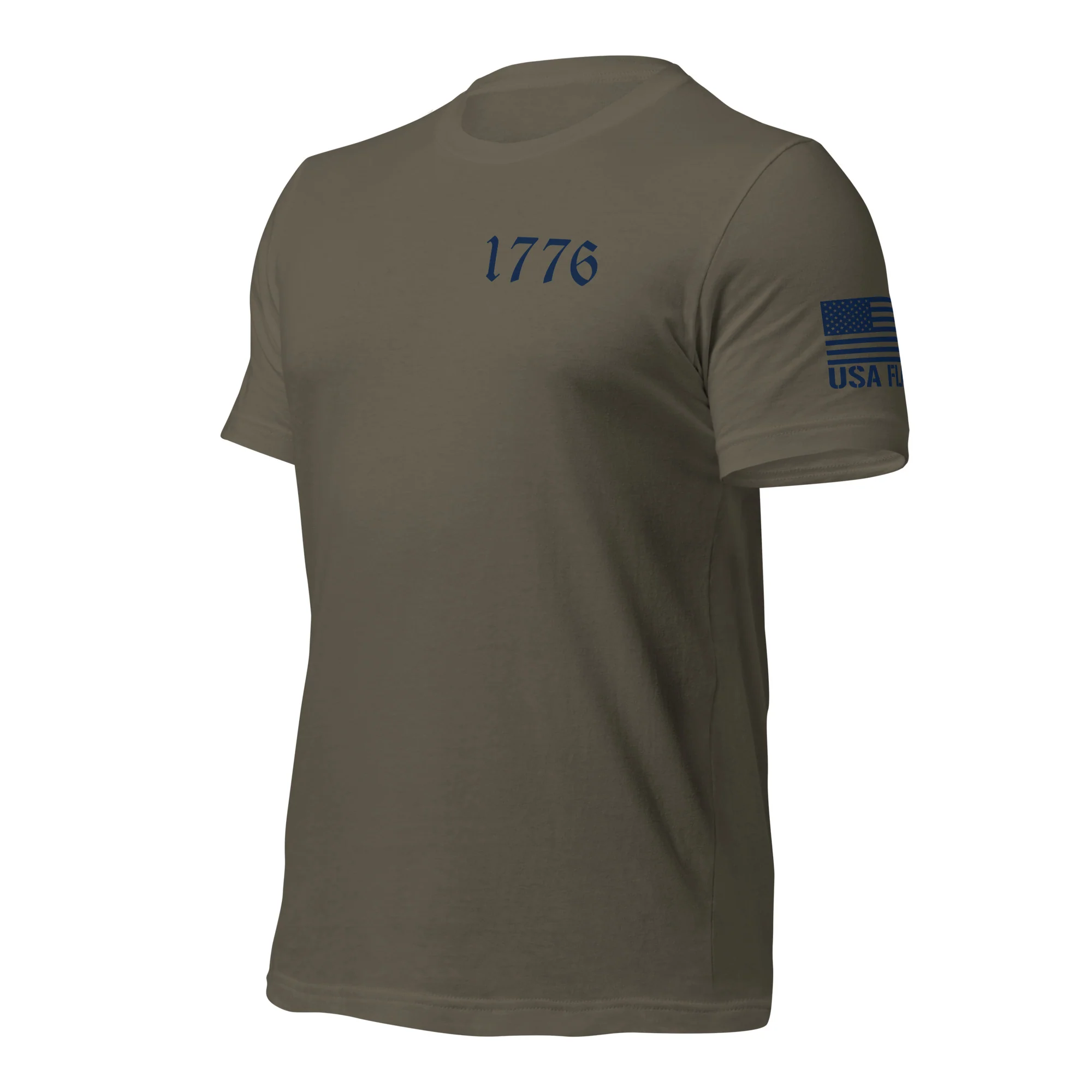 USA Flag T-Shirt Back-Side Logo | Unisex T-Shirts | DTF Printing - Image 40