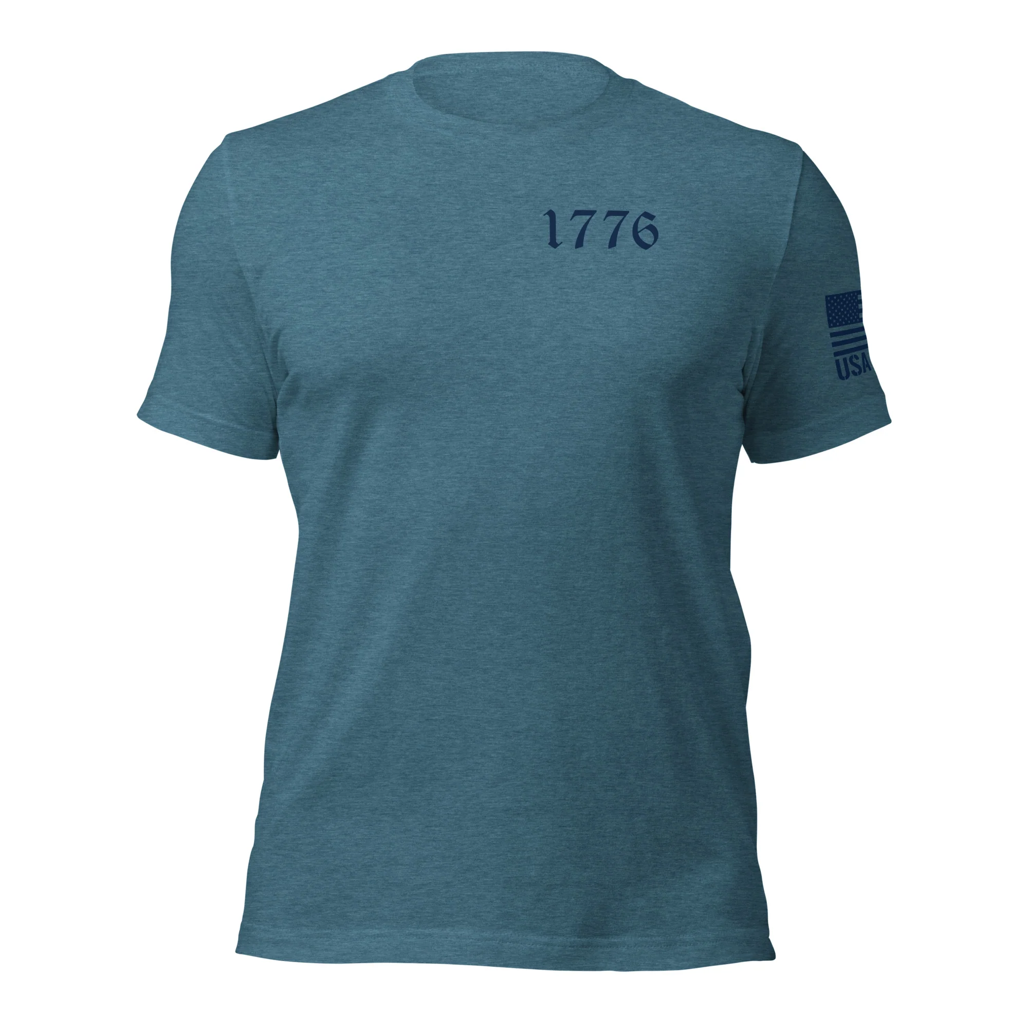 USA Flag T-Shirt Back-Side Logo | Unisex T-Shirts | DTF Printing - Image 43