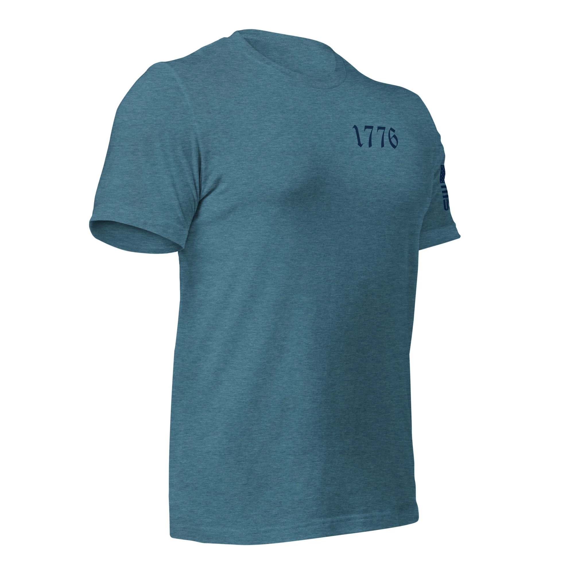 USA Flag T-Shirt Back-Side Logo | Unisex T-Shirts | DTF Printing - Image 45