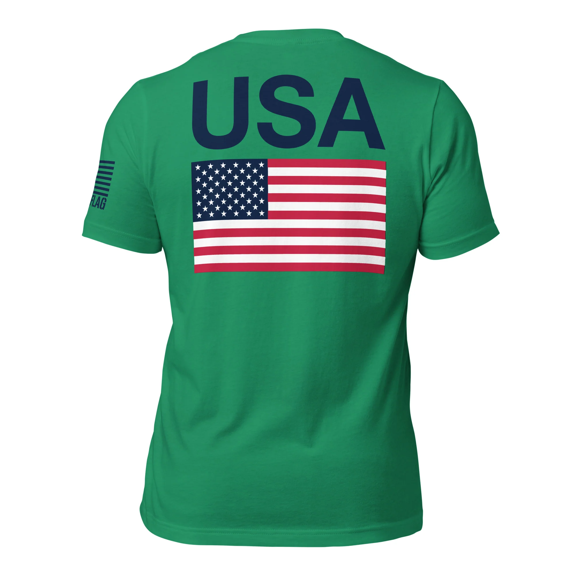 USA Flag T-Shirt Back-Side Logo | Unisex T-Shirts | DTF Printing - Image 46
