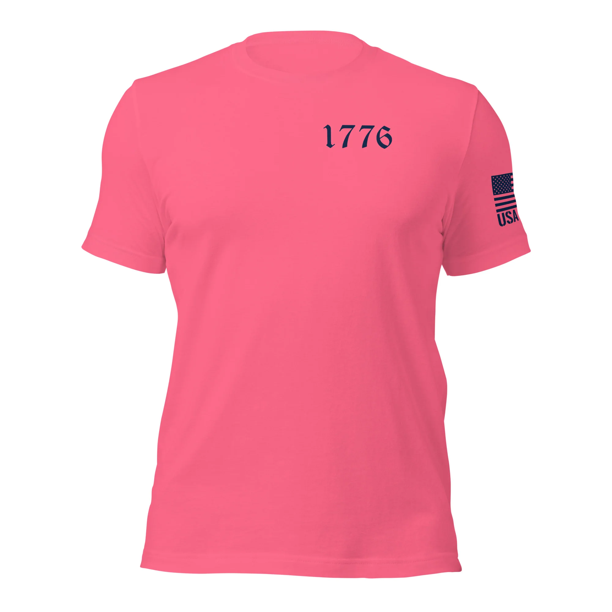 USA Flag T-Shirt Back-Side Logo | Unisex T-Shirts | DTF Printing - Image 51