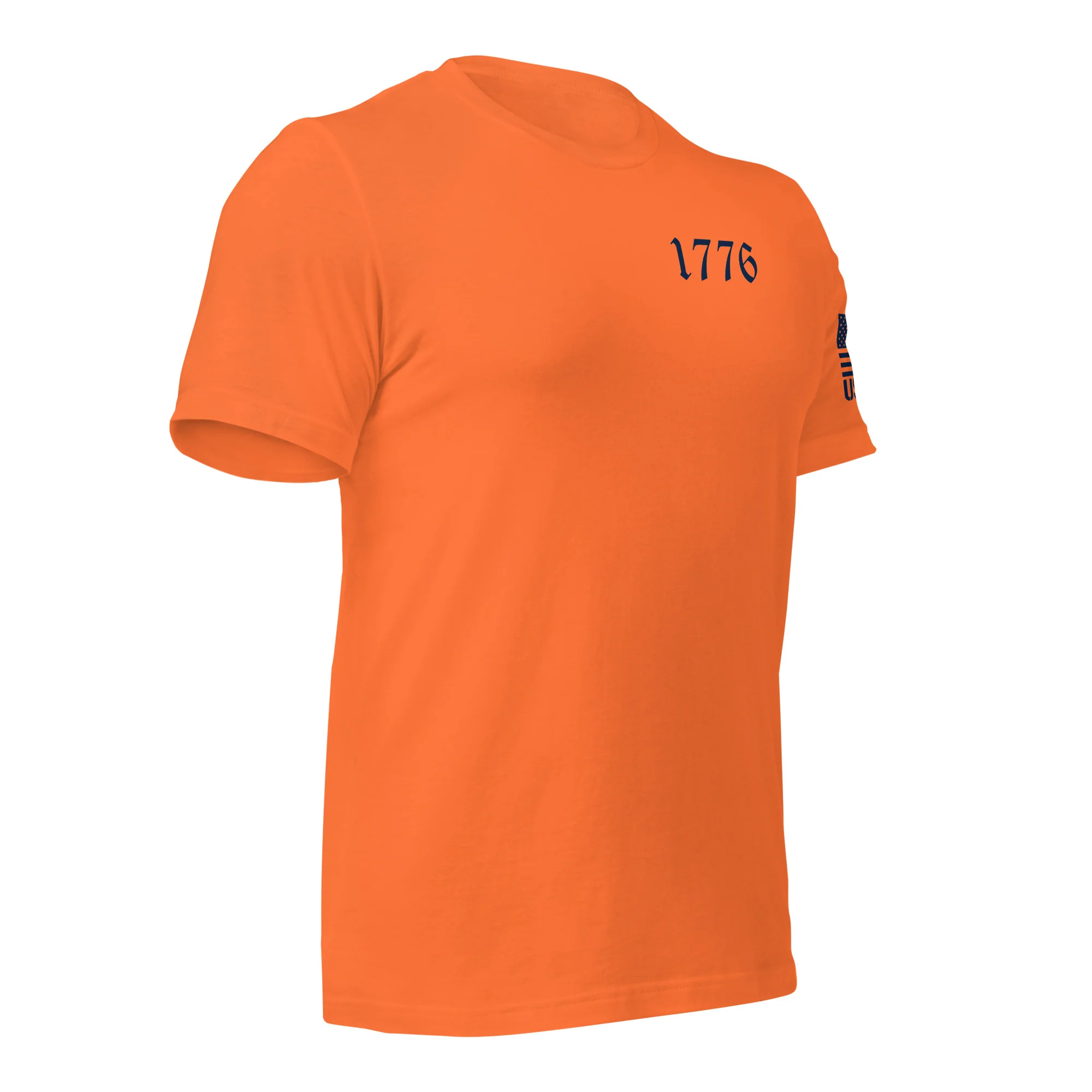 USA Flag T-Shirt Back-Side Logo | Unisex T-Shirts | DTF Printing - Image 57