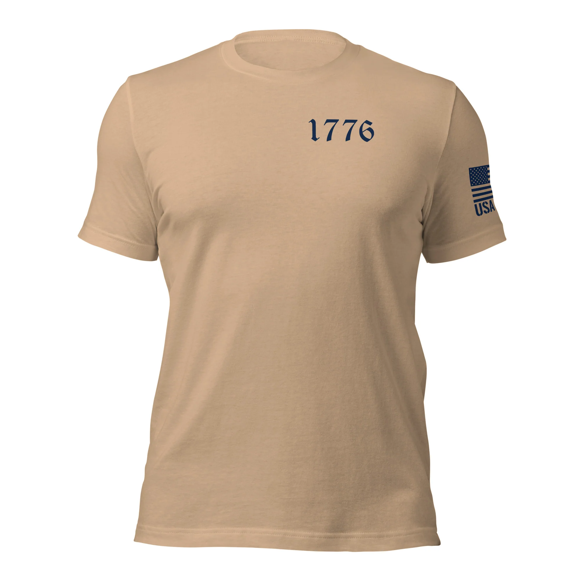 USA Flag T-Shirt Back-Side Logo | Unisex T-Shirts | DTF Printing - Image 63