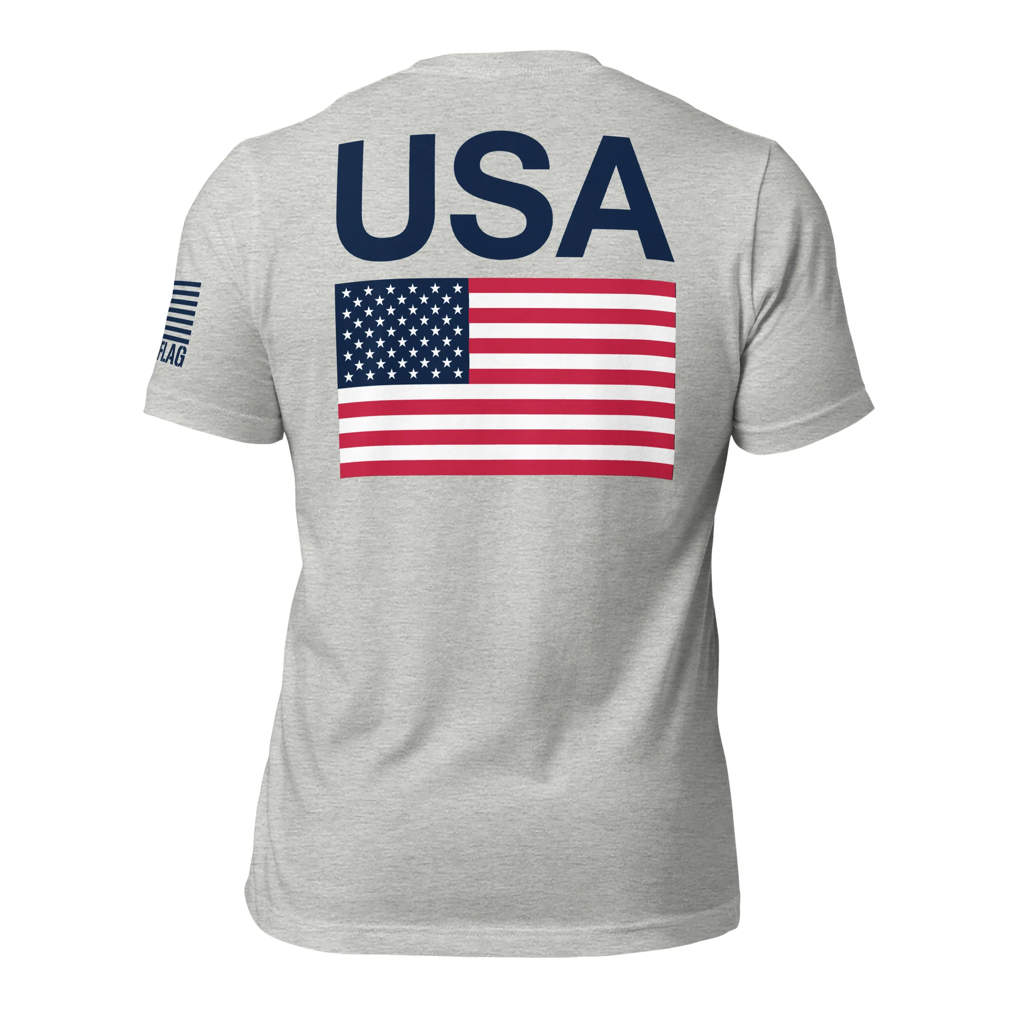 USA Flag T-Shirt Back-Side Logo | Unisex T-Shirts | DTF Printing - Image 66