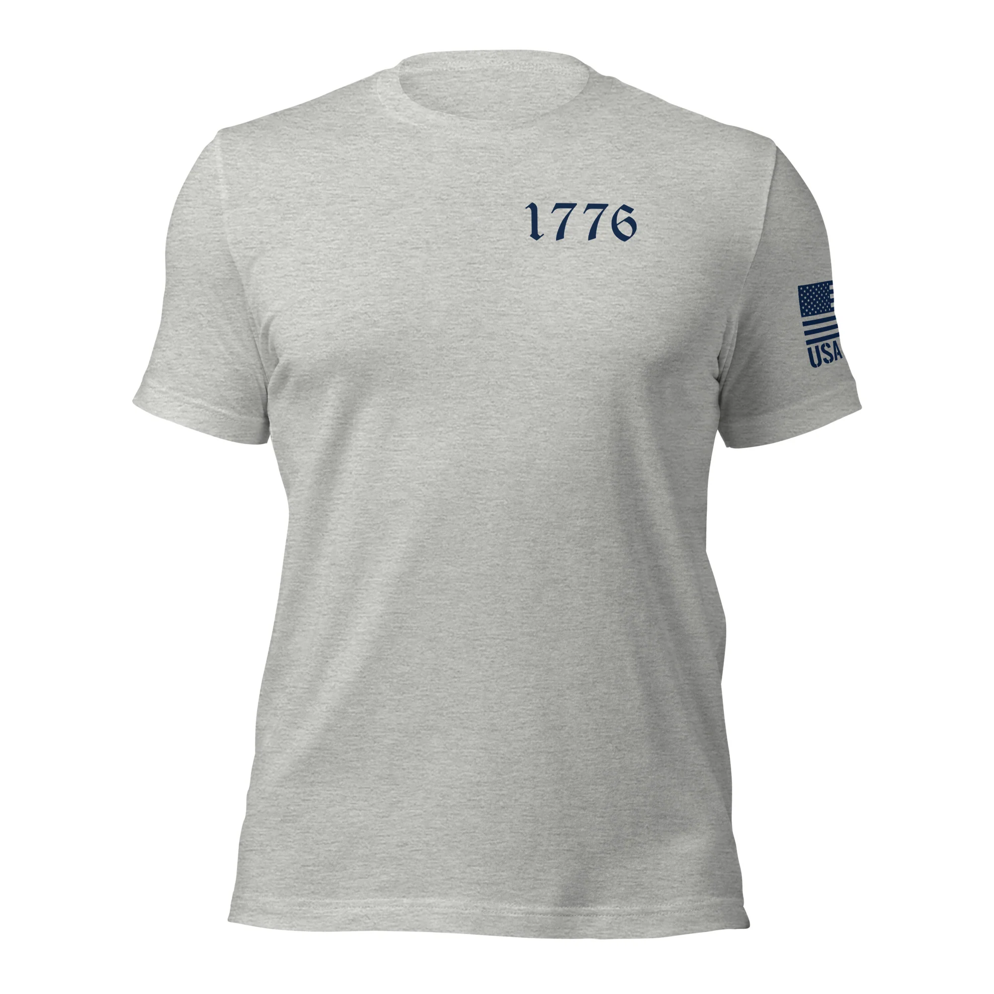 USA Flag T-Shirt Back-Side Logo | Unisex T-Shirts | DTF Printing - Image 67