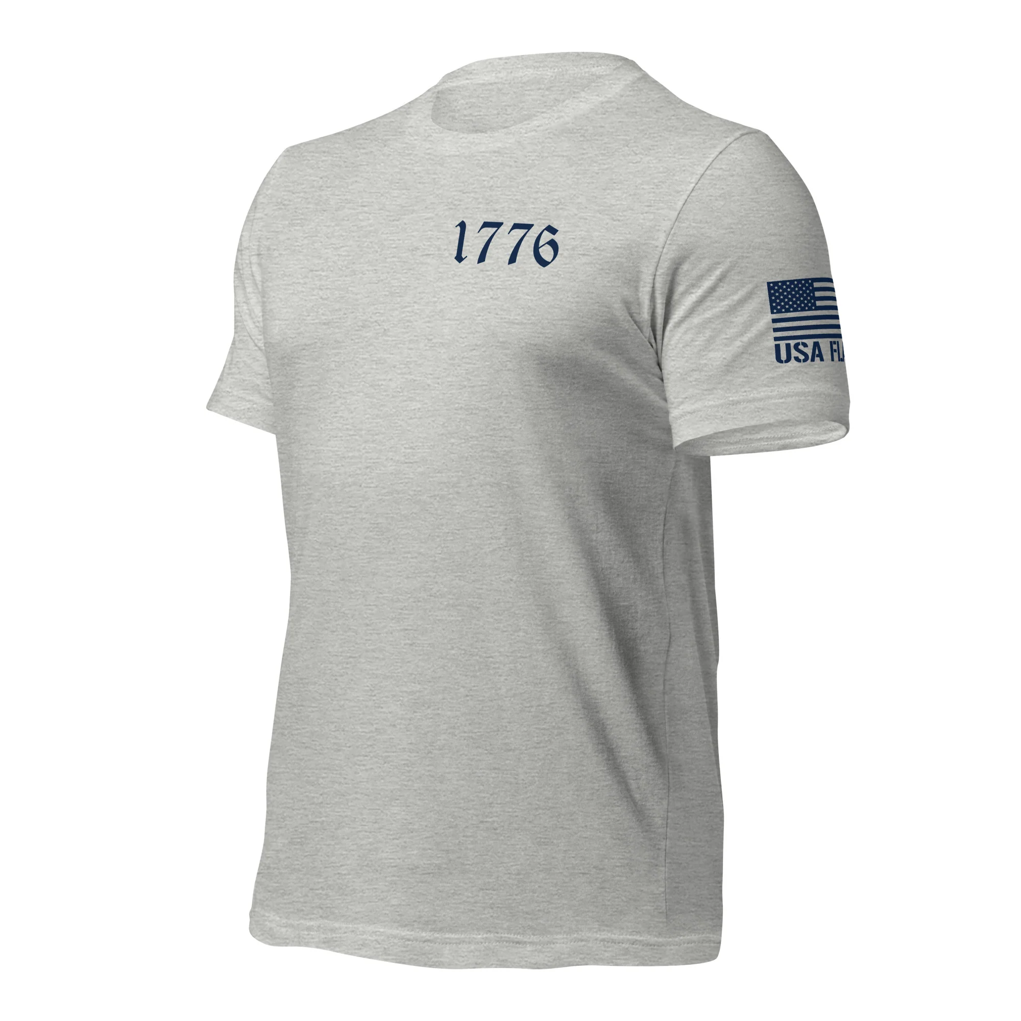 USA Flag T-Shirt Back-Side Logo | Unisex T-Shirts | DTF Printing - Image 68