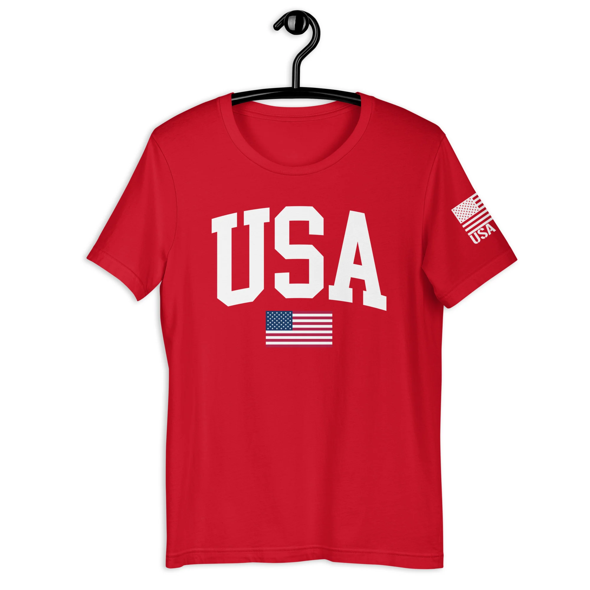 USA Flag T-Shirt Mens & Ladies Unisex Tee | DTF Printing - Image 18