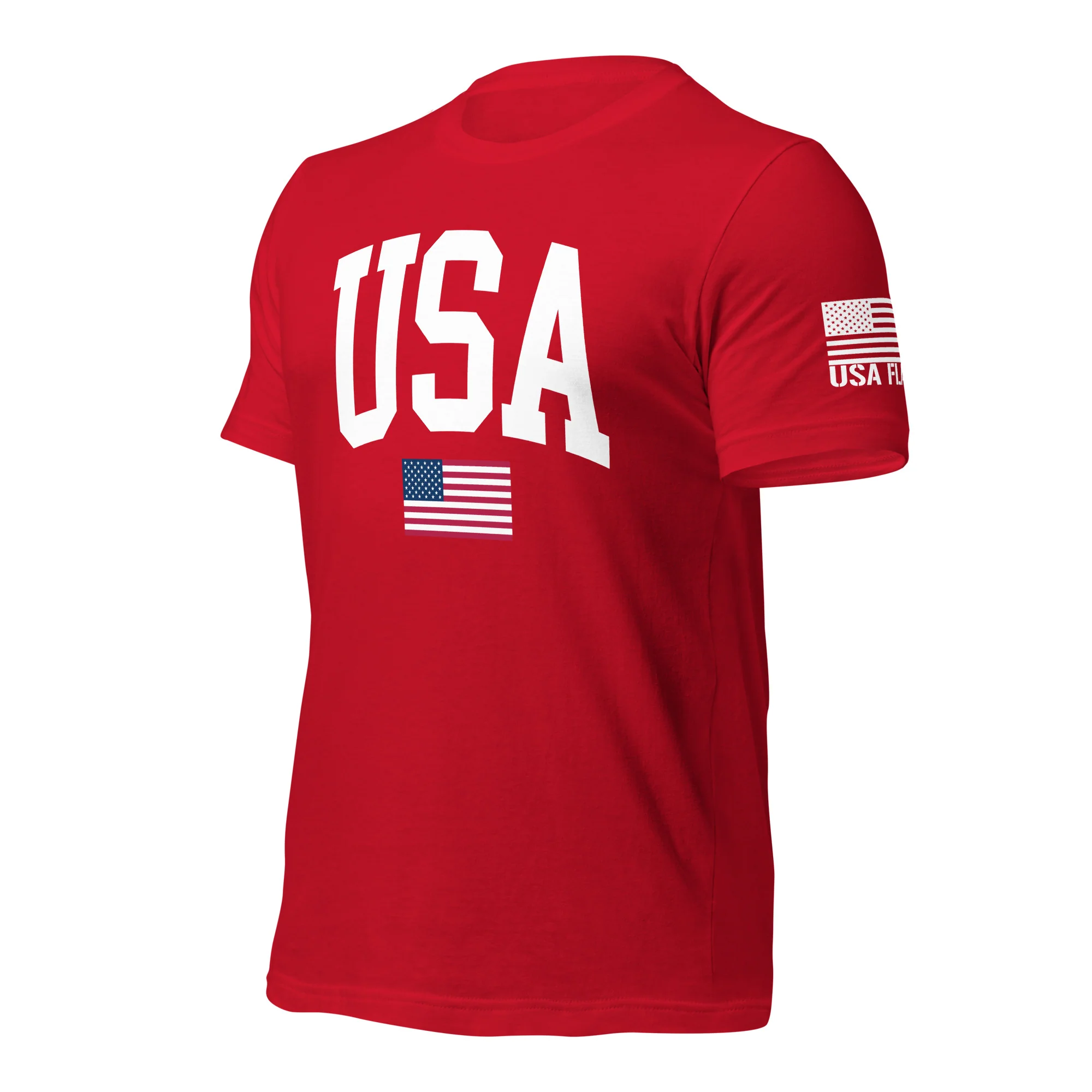 USA Flag T-Shirt Mens & Ladies Unisex Tee | DTF Printing - Image 3