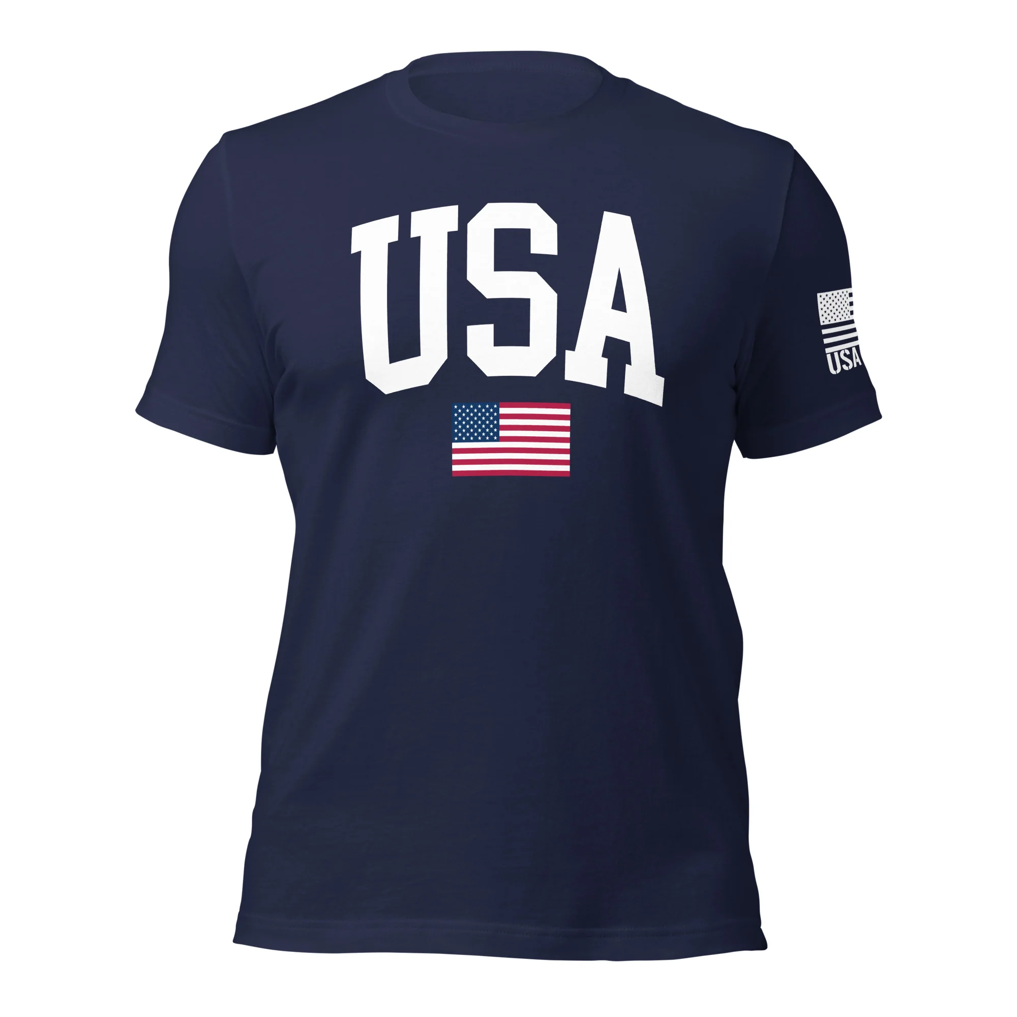 USA Flag T-Shirt Mens & Ladies Unisex Tee | DTF Printing - Image 34