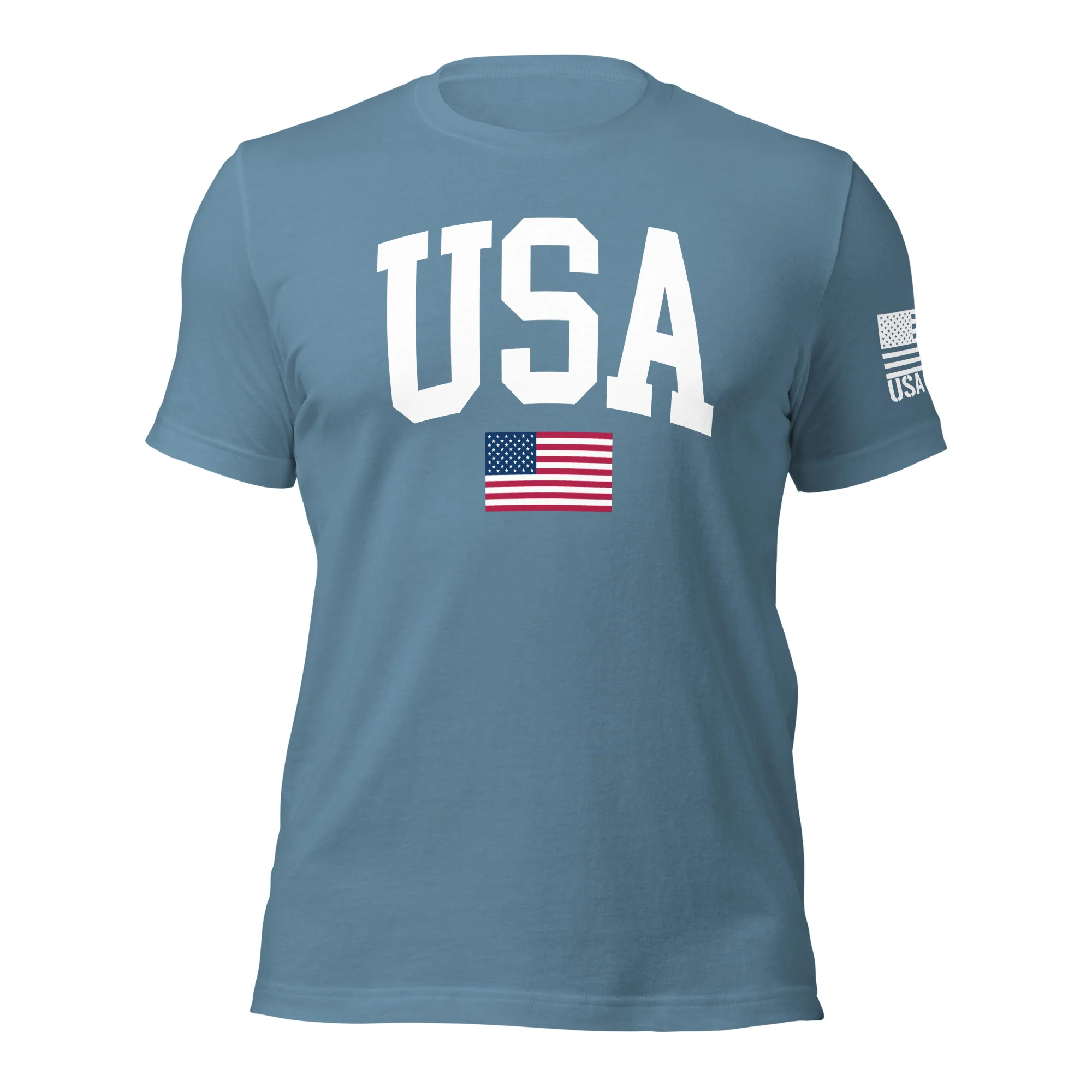 USA Flag T-Shirt Mens & Ladies Unisex Tee | DTF Printing - Image 42