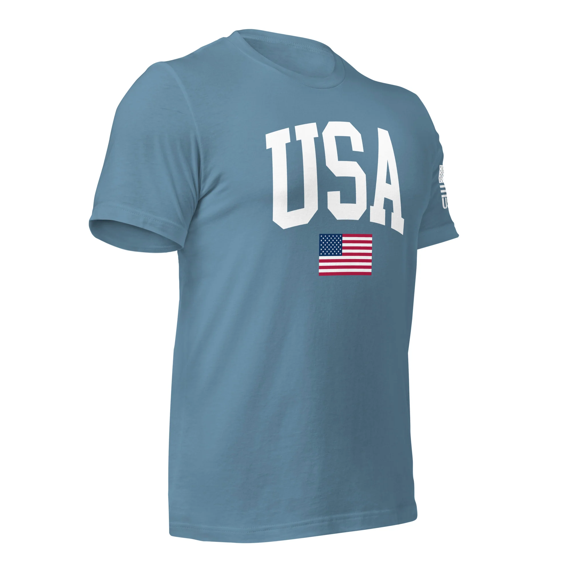 USA Flag T-Shirt Mens & Ladies Unisex Tee | DTF Printing - Image 44