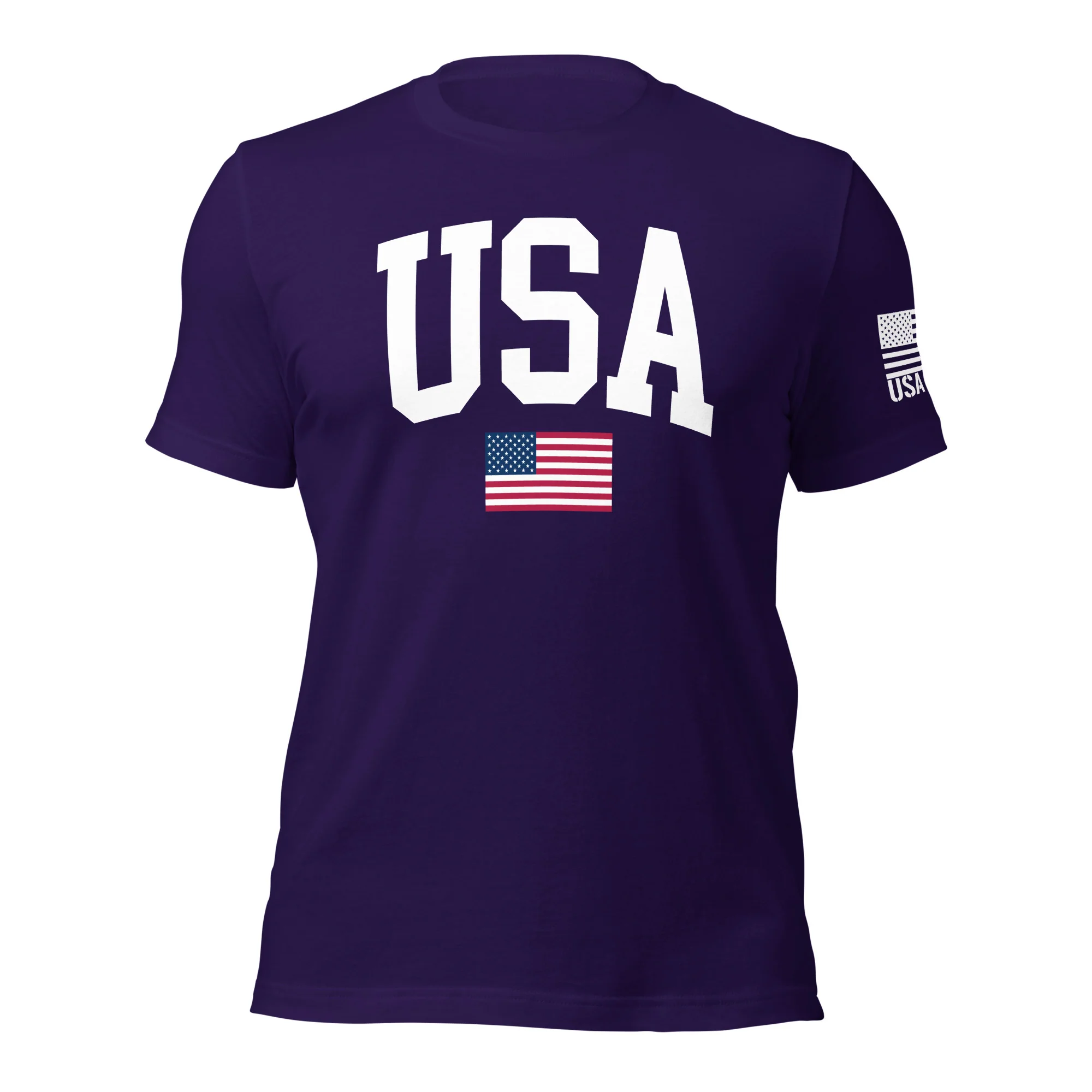 USA Flag T-Shirt Mens & Ladies Unisex Tee | DTF Printing - Image 46