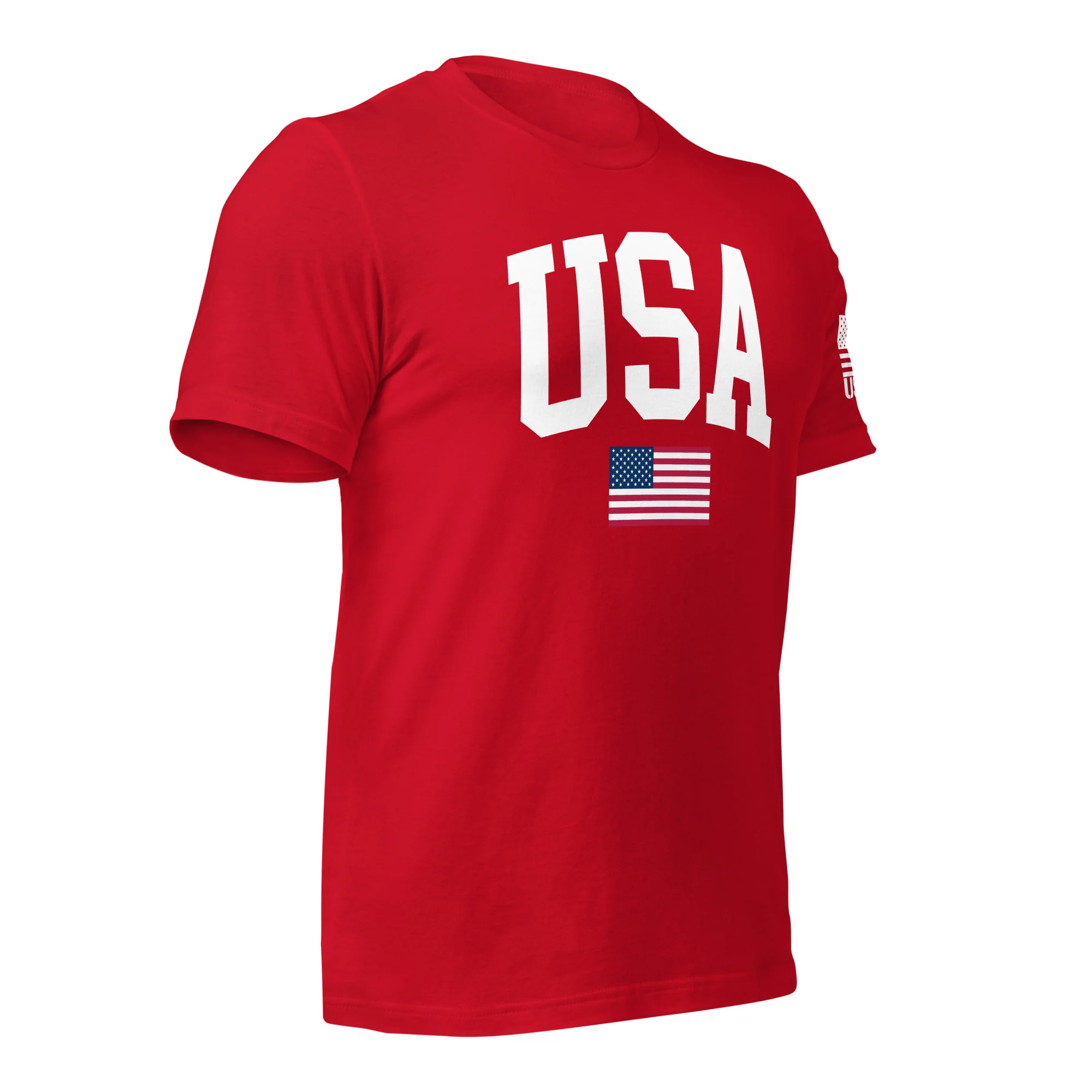 USA Flag T-Shirt Mens & Ladies Unisex Tee | DTF Printing - Image 5