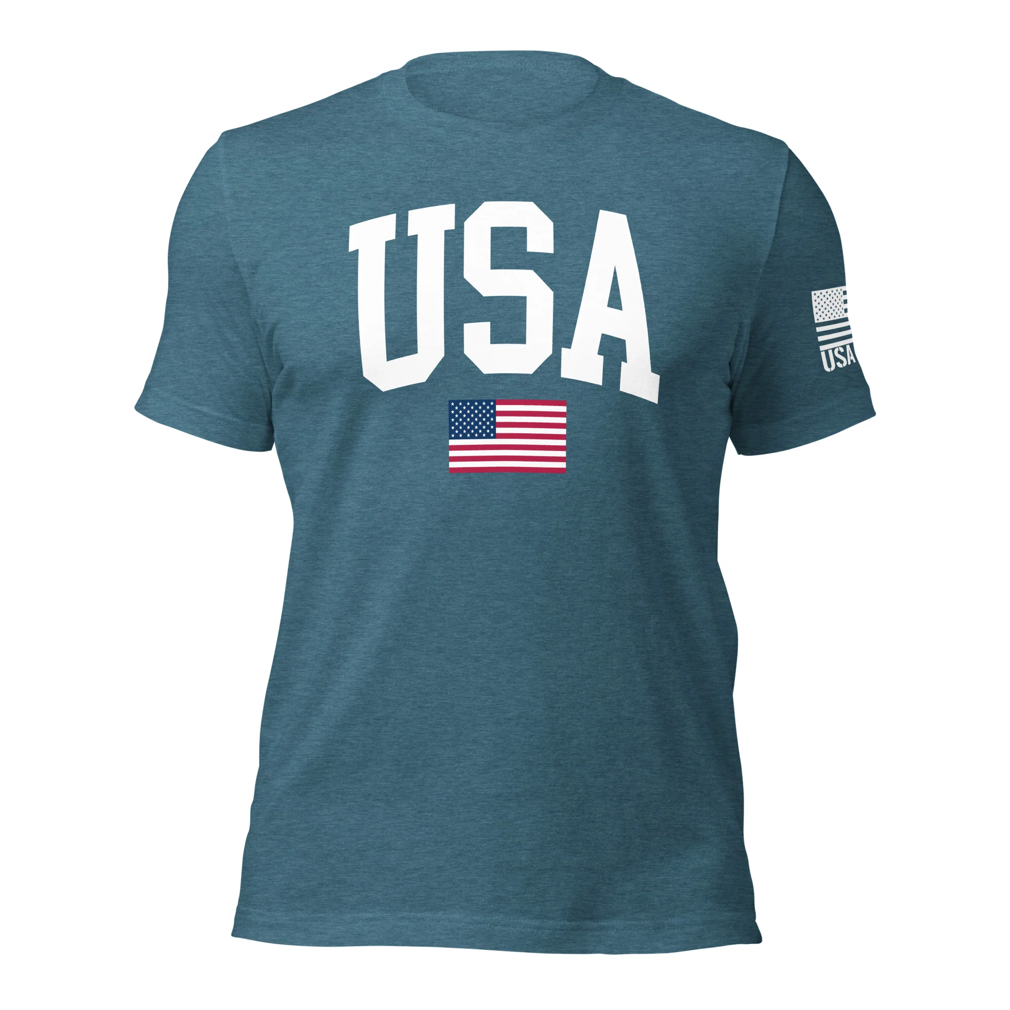 USA Flag T-Shirt Mens & Ladies Unisex Tee | DTF Printing - Image 62
