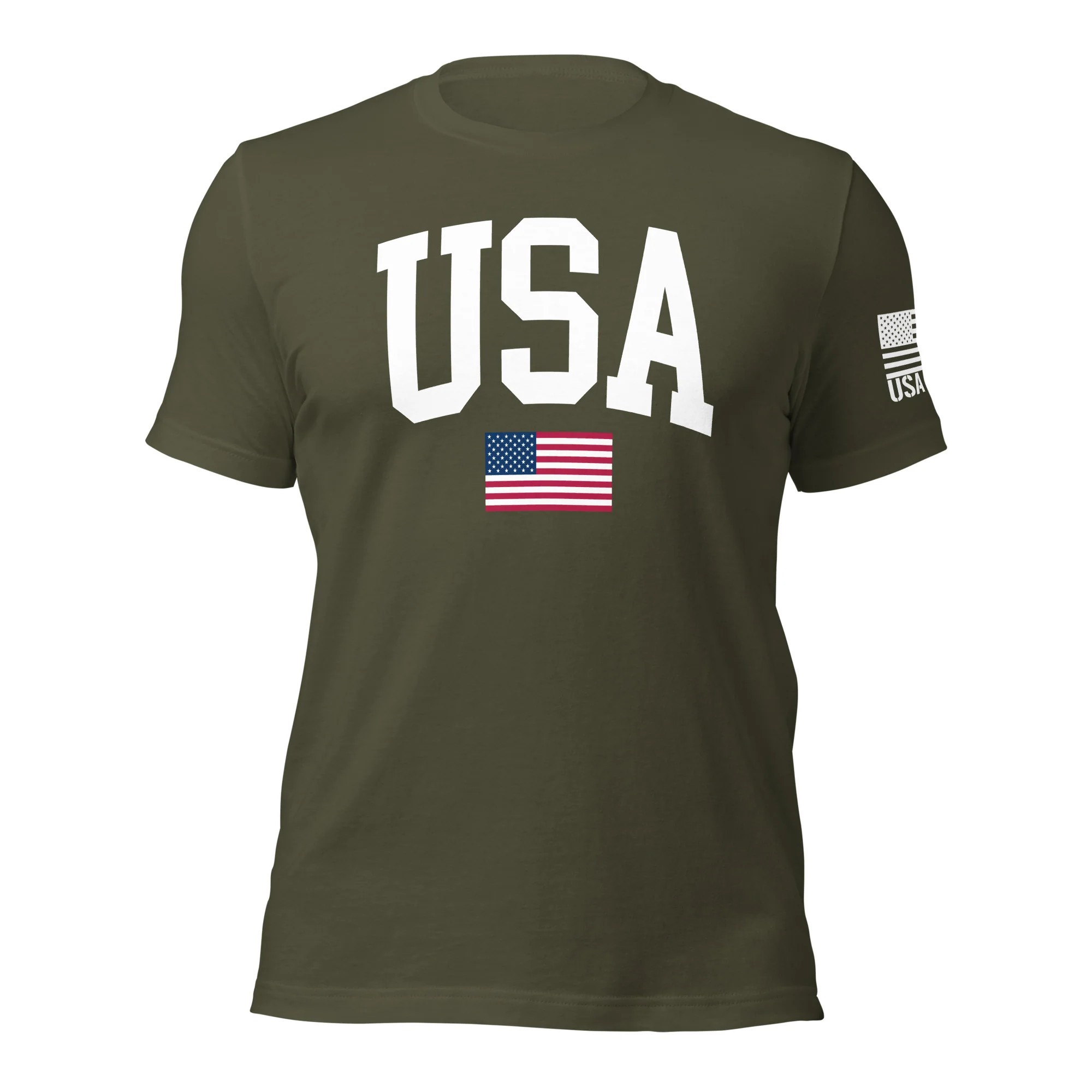 USA Flag T-Shirt Mens & Ladies Unisex Tee | DTF Printing - Image 74
