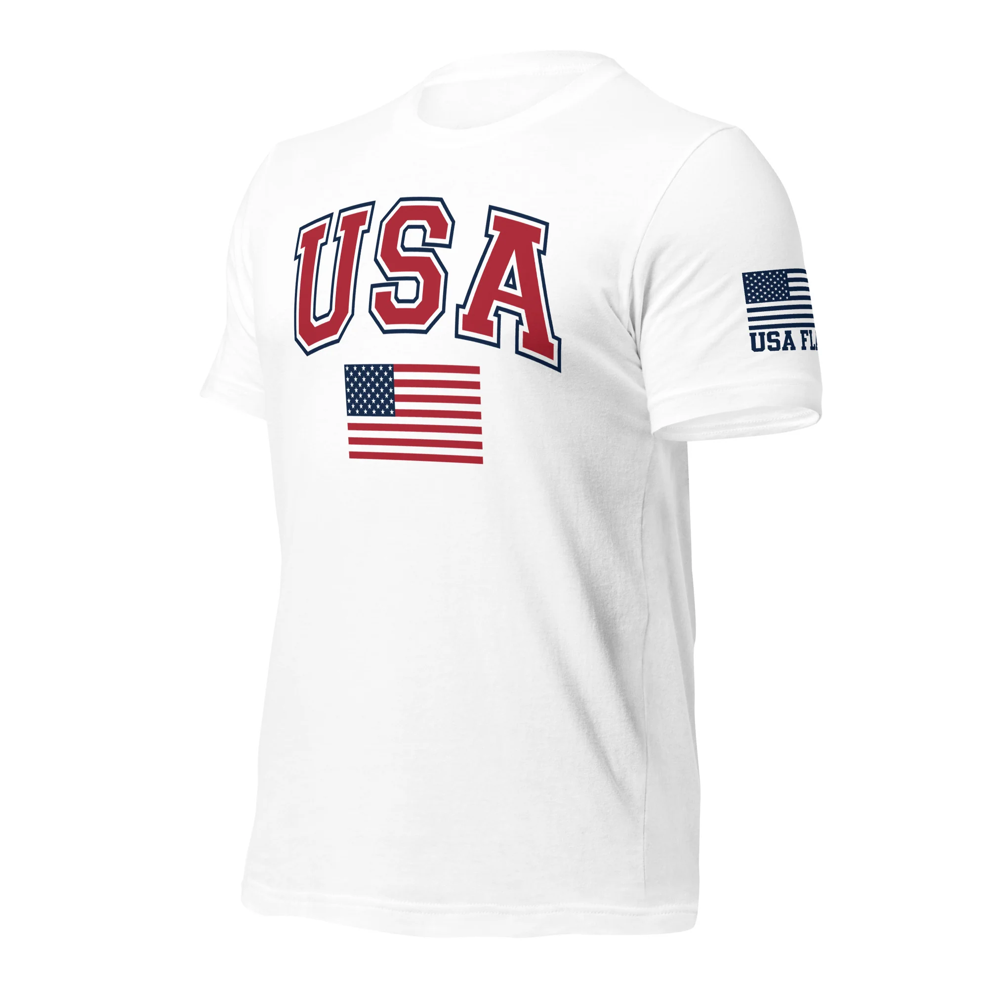 USA Flag T-Shirt | Unisex Shirt | DTG Printing - Image 35