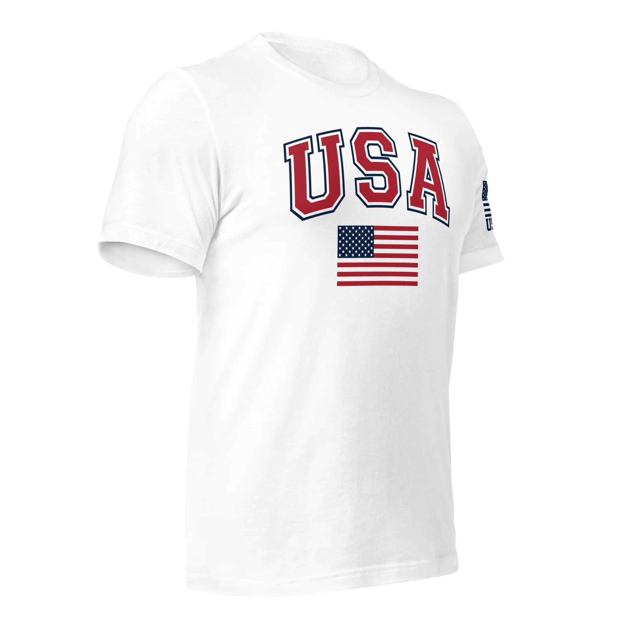 USA Flag T-Shirt | Unisex Shirt | DTG Printing - Image 36