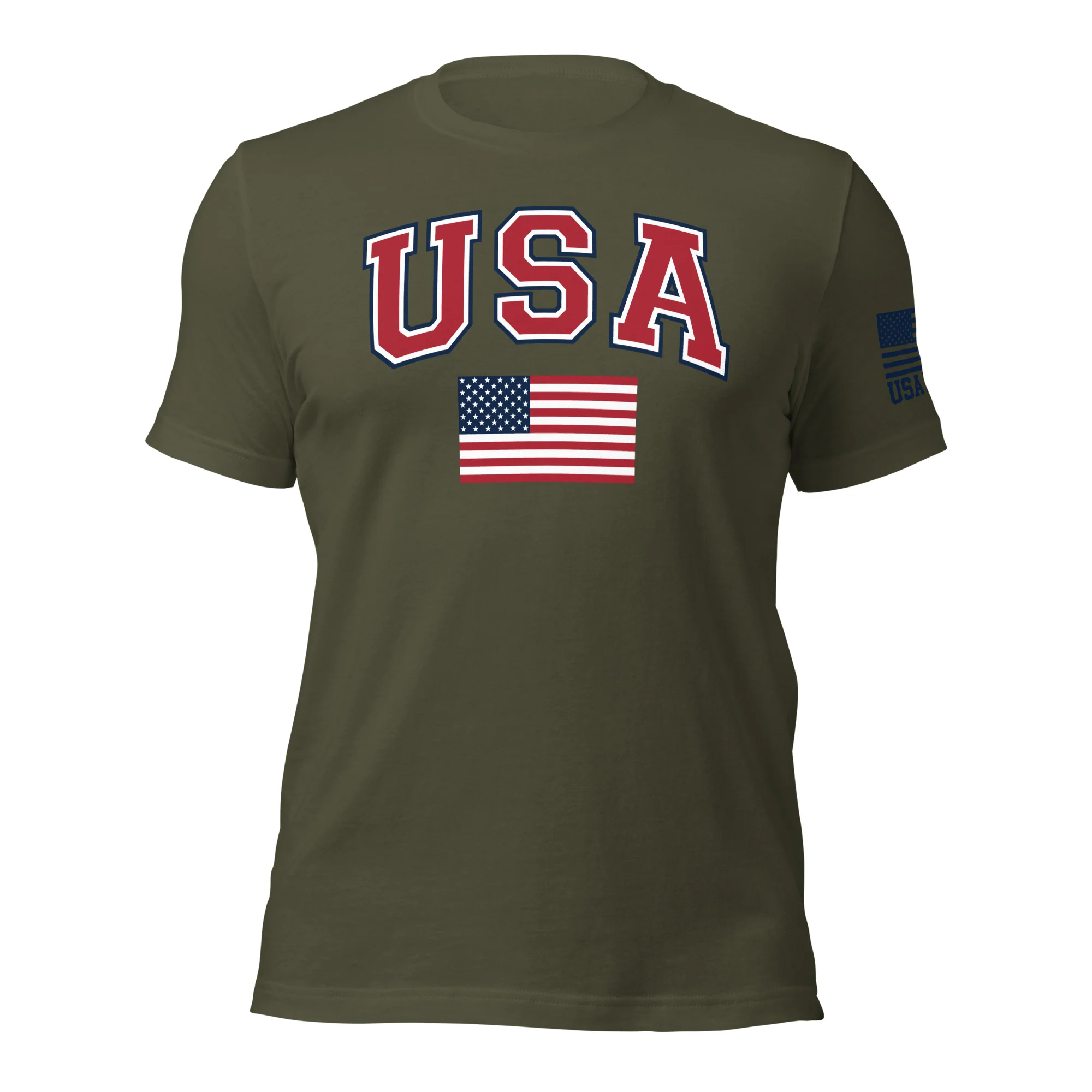 USA Flag T-Shirt | Unisex Shirt | DTG Printing - Image 9