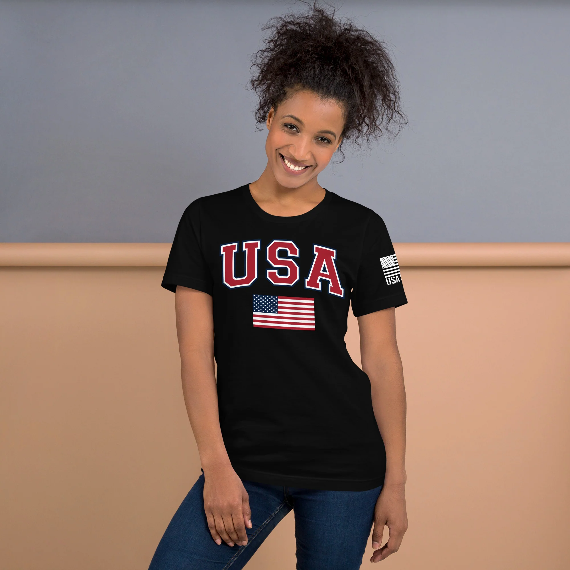 USA Flag T-Shirt | Unisex Shirts | DTF Printing - Image 10