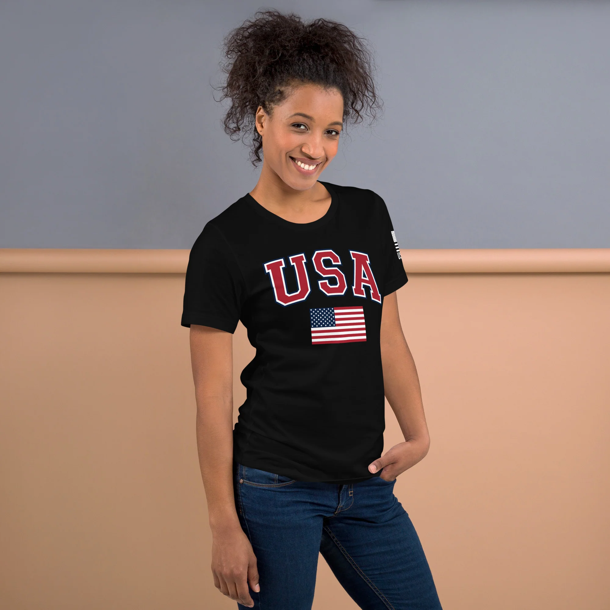 USA Flag T-Shirt | Unisex Shirts | DTF Printing - Image 13