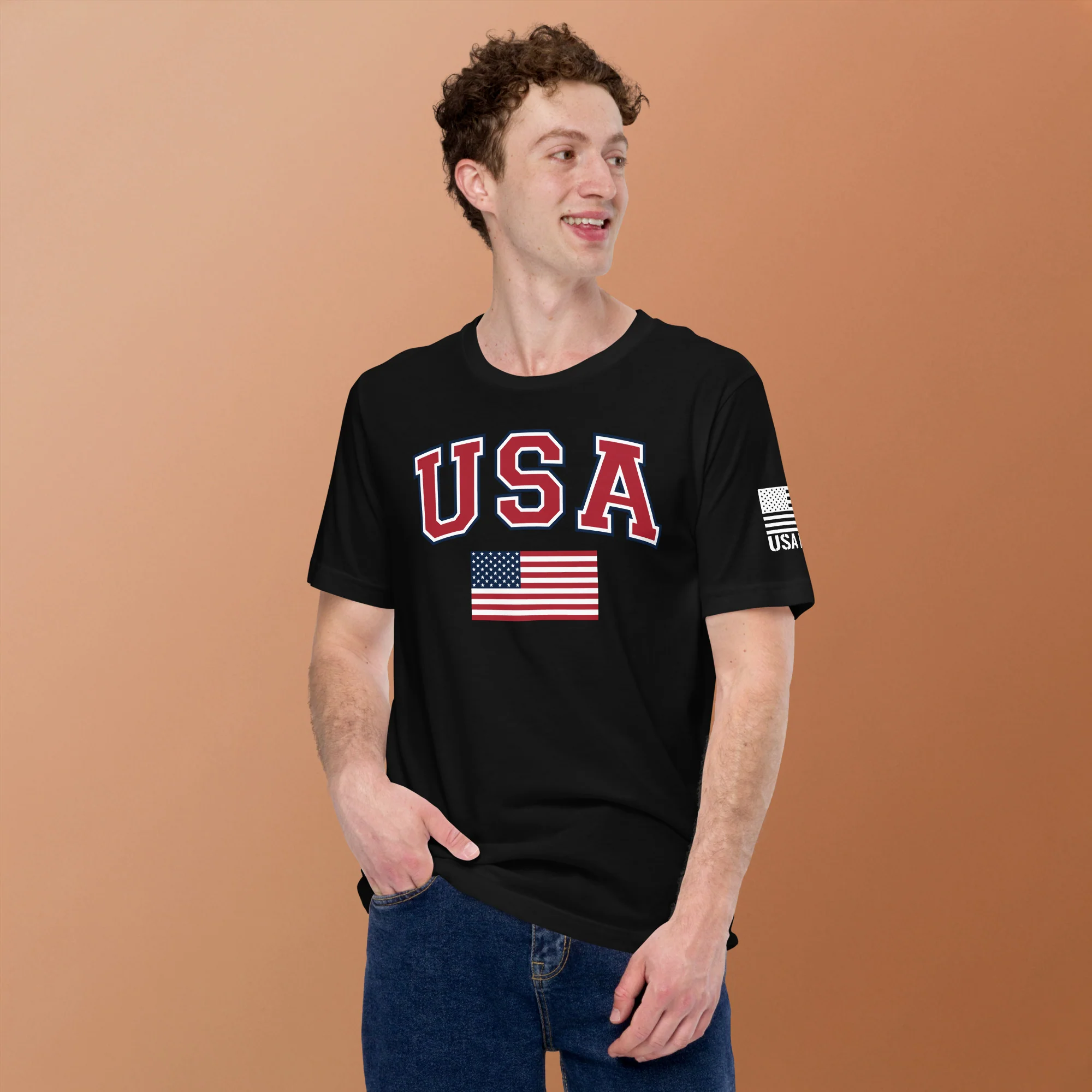 USA Flag T-Shirt | Unisex Shirts | DTF Printing - Image 17