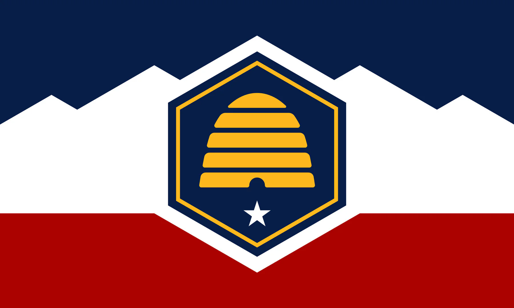 Utah State Flag Made in USA – Official 2024 Beehive & Historic Design - Image 2