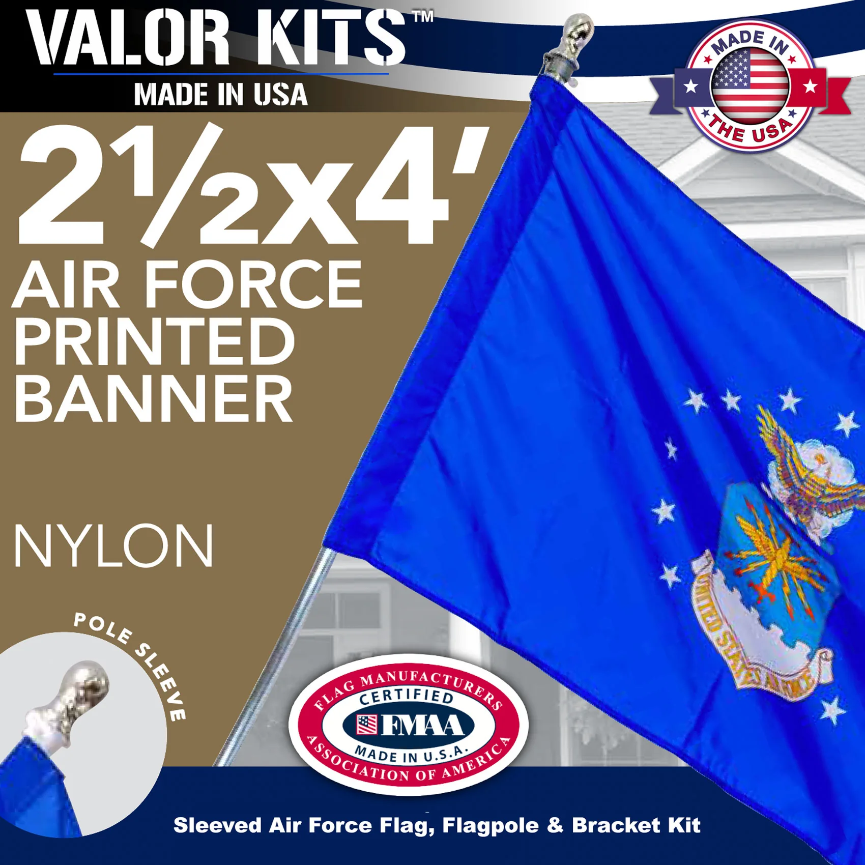 VALOR™ Sleeved U.S. Military Flags & Kits - Image 4