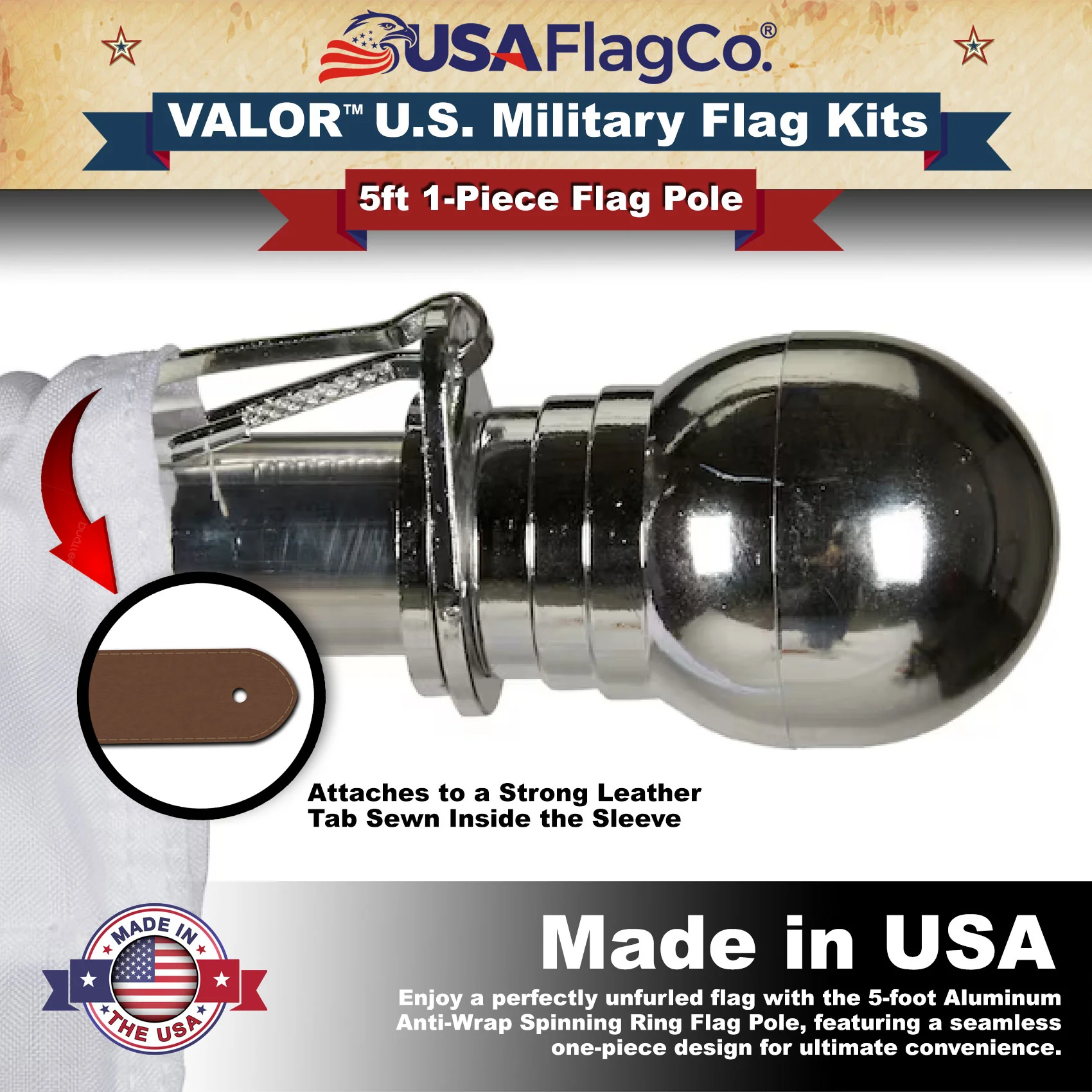 VALOR™ Sleeved U.S. Military Flags & Kits - Image 7