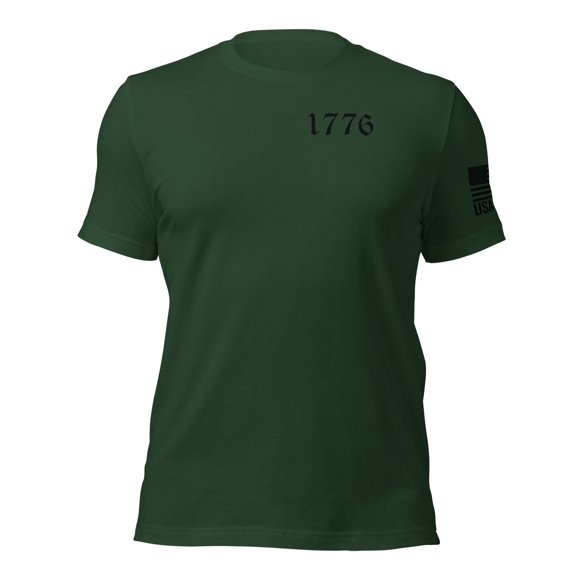 Vertical American Flag T-Shirt | Unisex Tee | DTF Printing - Image 28