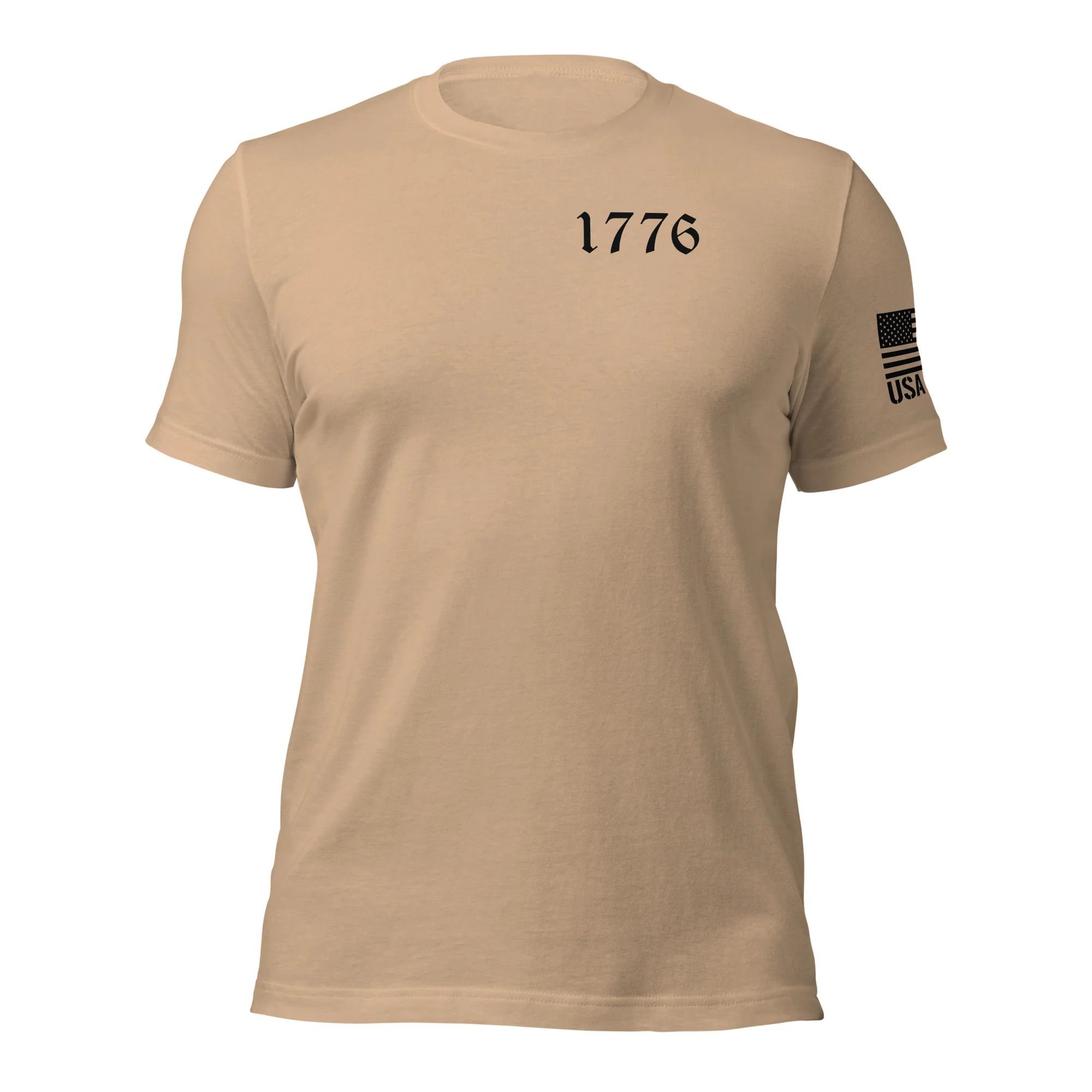 Vertical American Flag T-Shirt | Unisex Tee | DTF Printing - Image 56