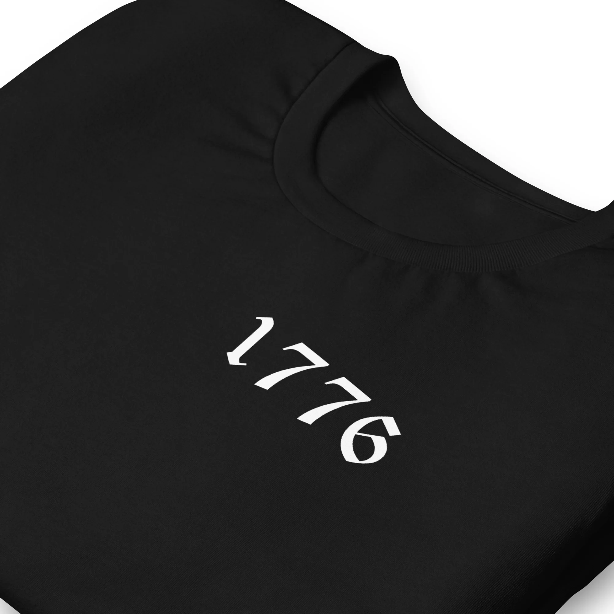 Vertical American Flag T-Shirt | Unisex Tee | DTF (White Logo) - Image 6